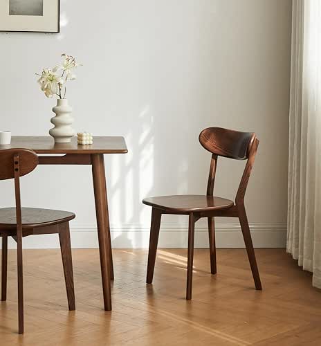 Oak Dining Chairs, Kitchen Chairs, 100% Solid Wood Modern Dinner