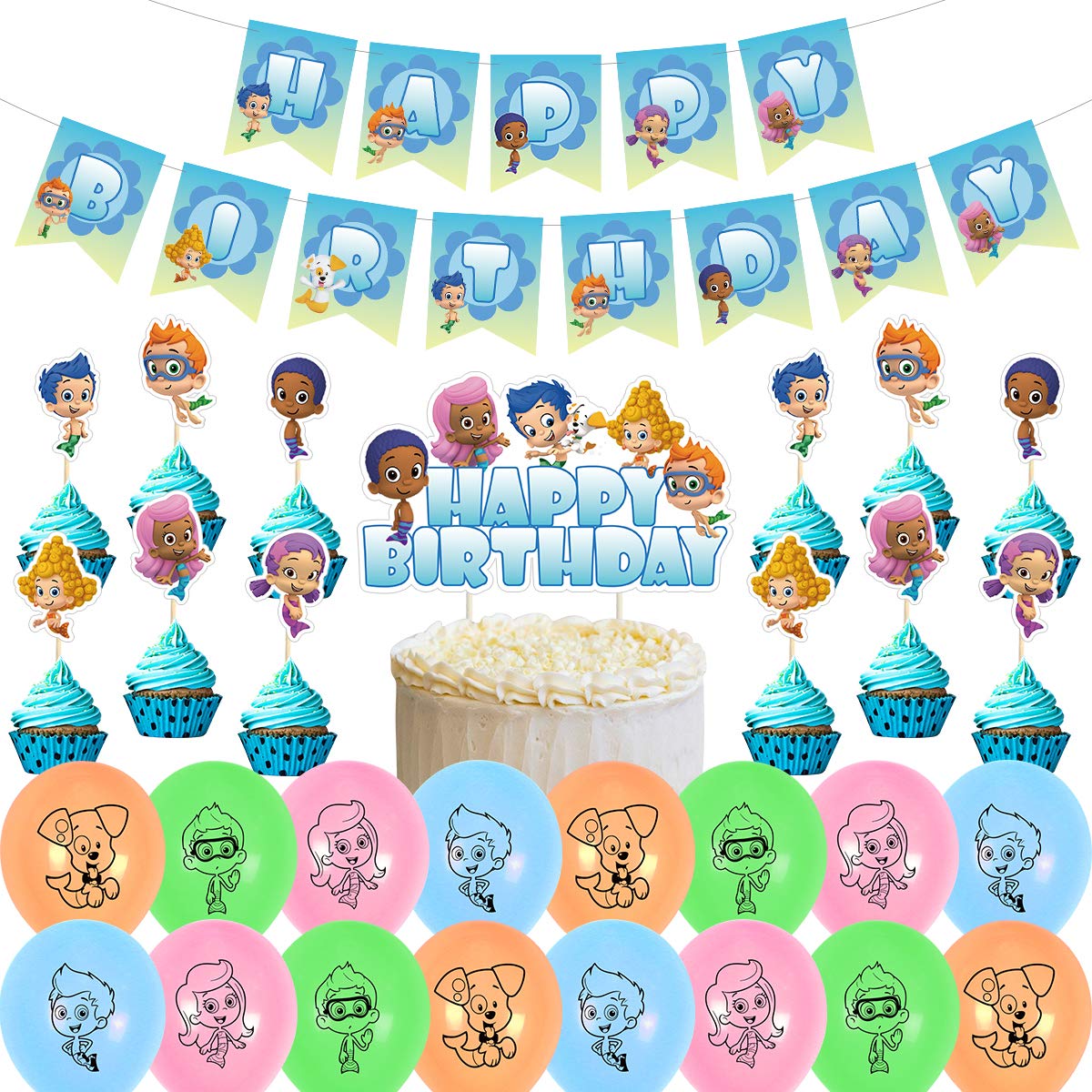 Buy Bubble Guppies birthday party supplies, Bubble Guppies birthday