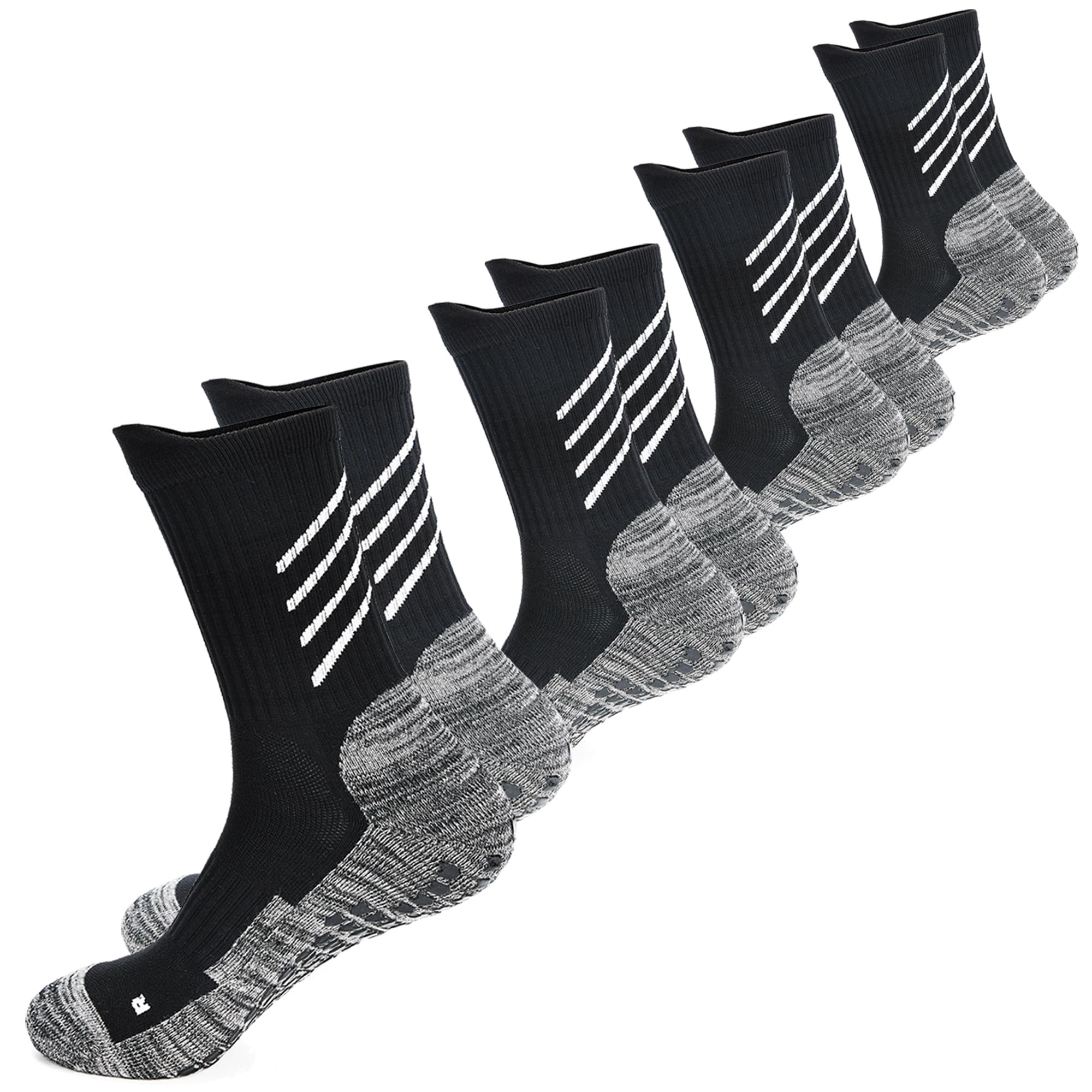 GOGOGOALAnti-slip Athletic Socks Men Women Grip Football Sock Non-slip Training Sock for Soccer Basketball Yoga Gym...