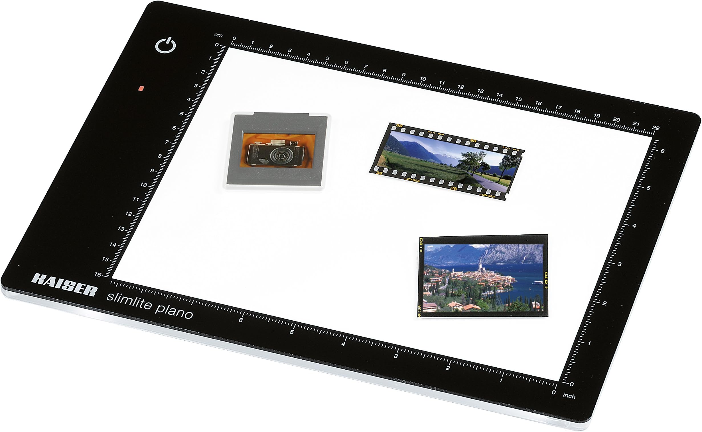 Kaiser Slimlite Plano 5000K 8x11 Battery/AC Lightbox with USB Cable and Charging Adapter