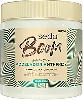 Seda Boom Modelador Antifrizz 4ABC Gommage Texturizadora com Óleo de Macadâmia e Colágeno 500g