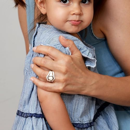 Miniatura 8 de Rinfit Anillos de silicona para mujer, anillos de compromiso o promesa para ella, alianzas de boda de silicona para mujer, pera de silicona con