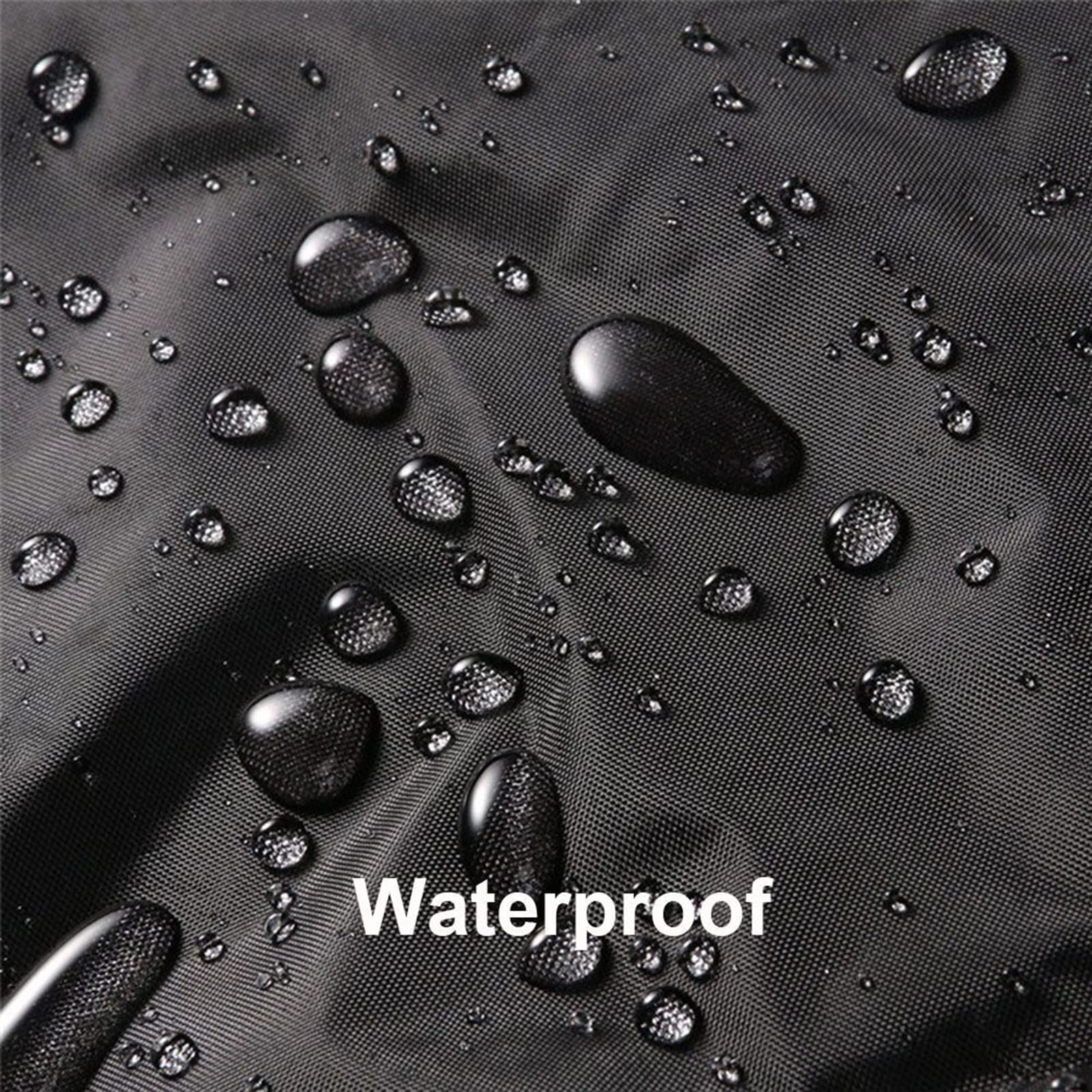 LDIW Cubierta Cuadrada para bañera de hidromasaje Funda para Bañera de Hidromasaje Cubierta SPA, Resistente al Agua UV 210D Oxford Cloth Cubierta Solar para Piscinas,Negro,244 * 244 * 90cm