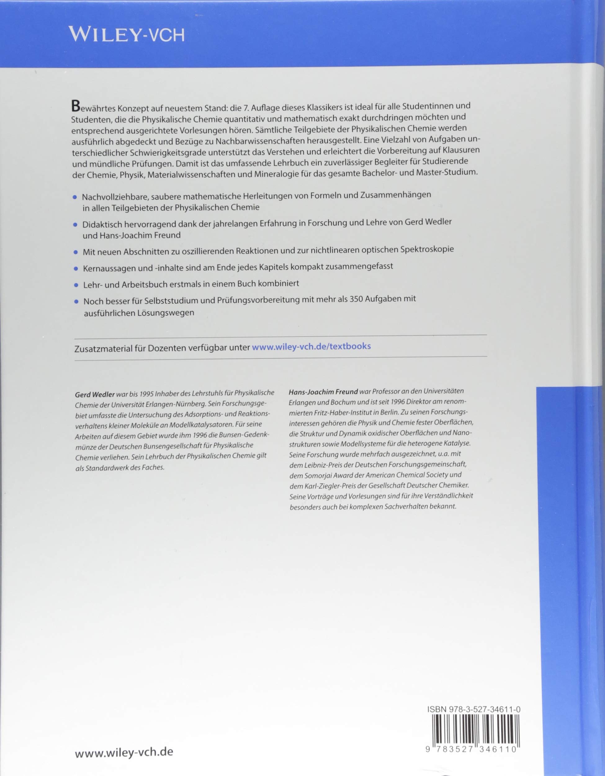 Lehr- und Arbeitsbuch Physikalische Chemie