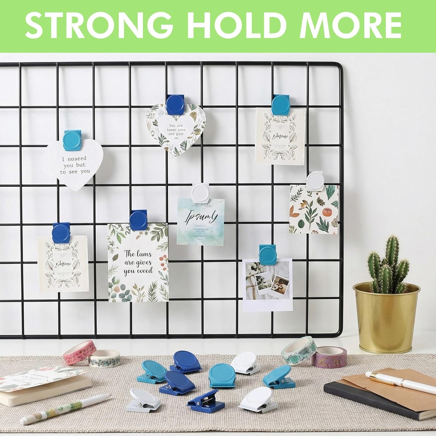 12 Pcs Decorative Magnet for Classroom Locker Whiteboard, Blue image 4