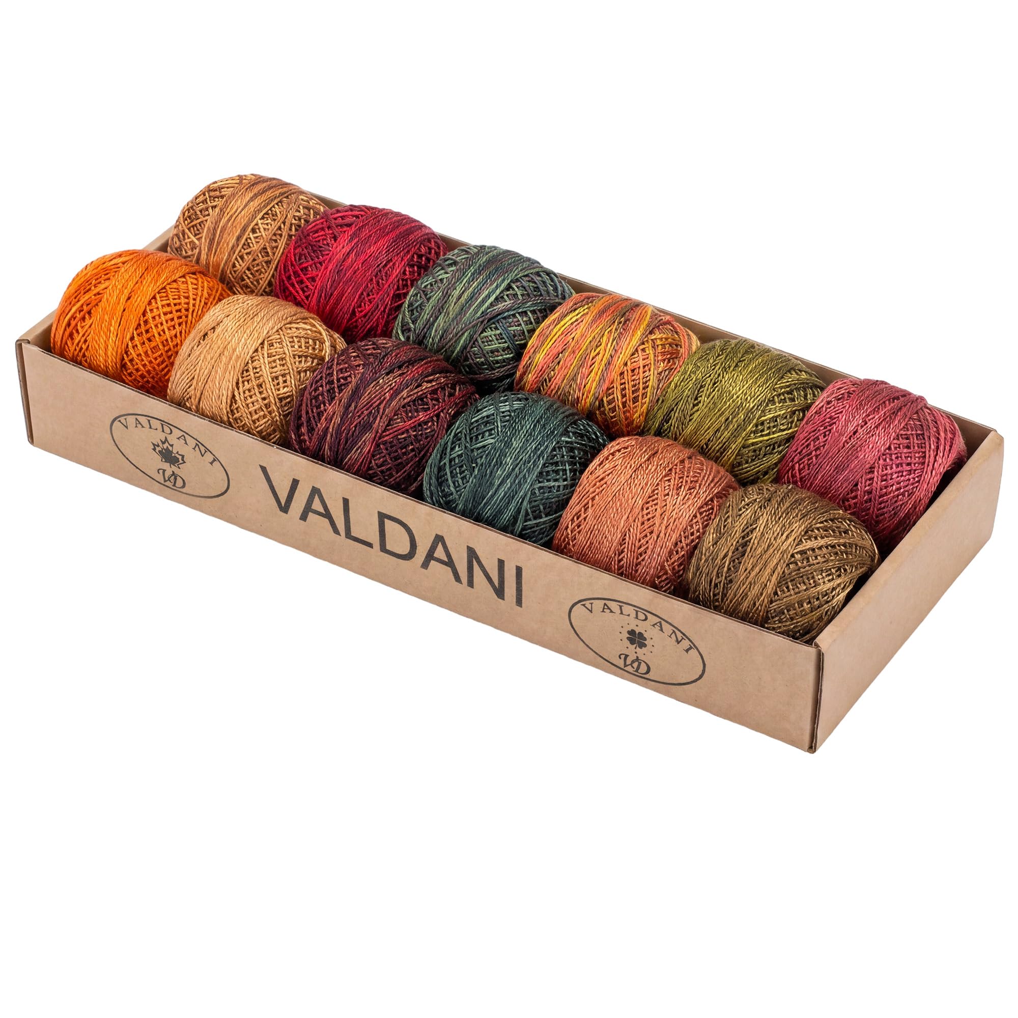 Valdani Pearl Cotton Sz 8 | Fabulous Autumn | 73 Yds/Ball
