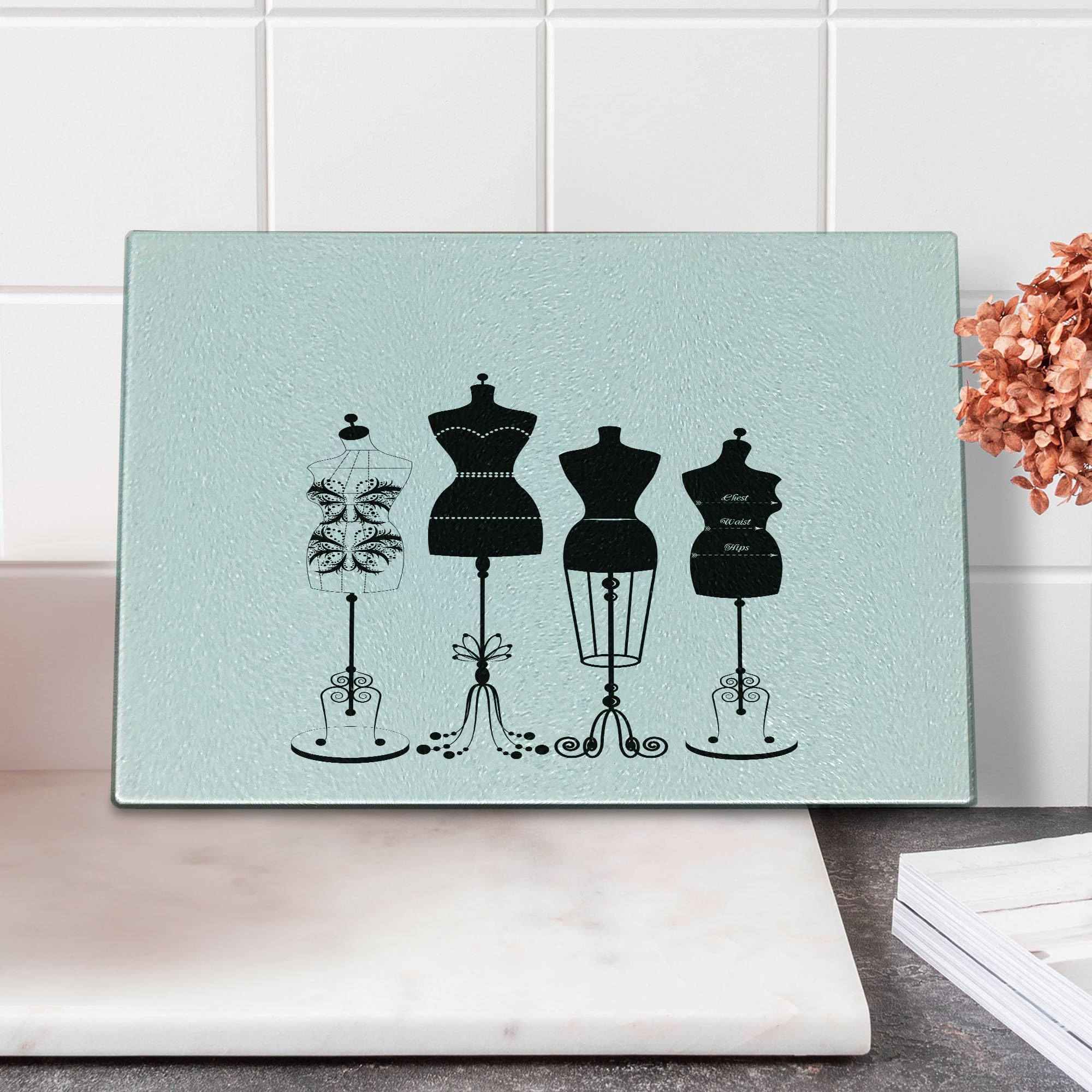 dress cutting board Blue Empress Cutting board