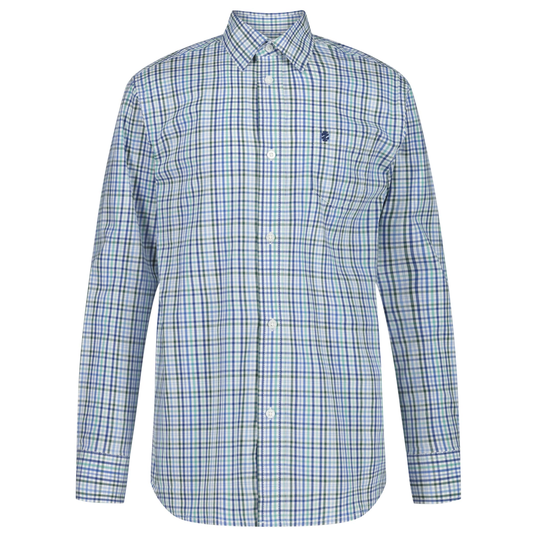 Izod Boys Long Sleeve Plaid Button-Down Dress Shirt