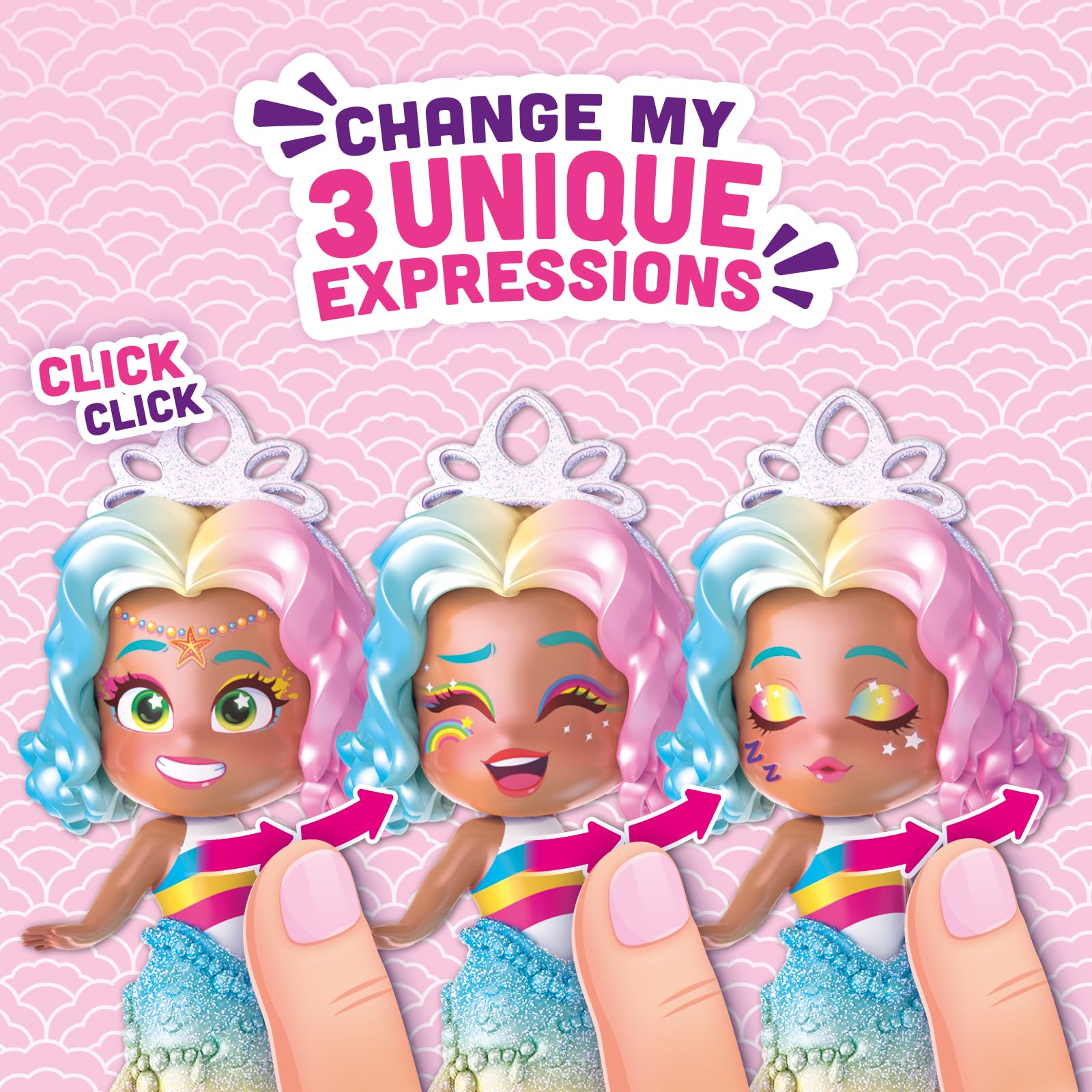 Kookyloos Kooky Mermaids Coral Lalka, Wielokolorowy, Od 3 Lat