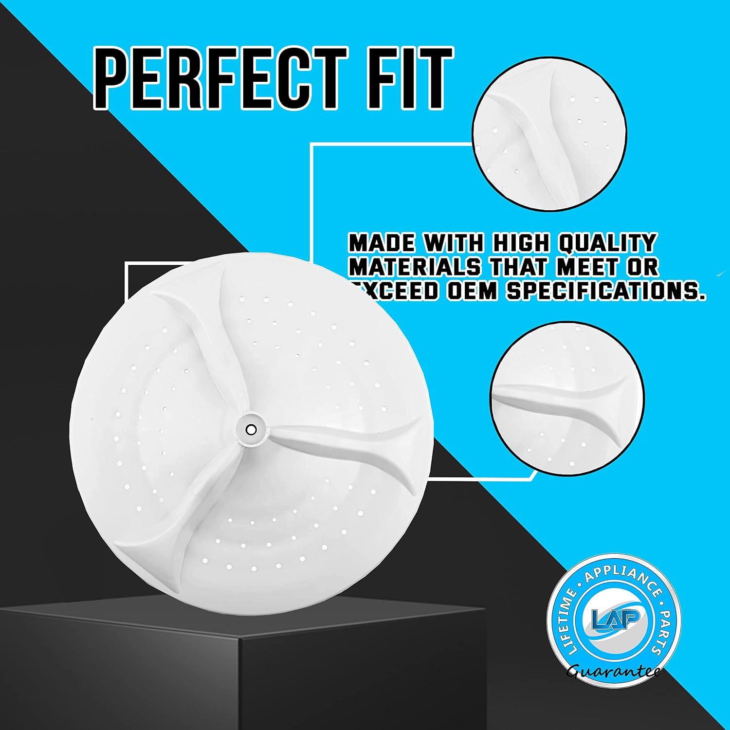 Crazy Deals Lifetime Appliance W10752283 Washplate Compatible with Whirlpool Washer