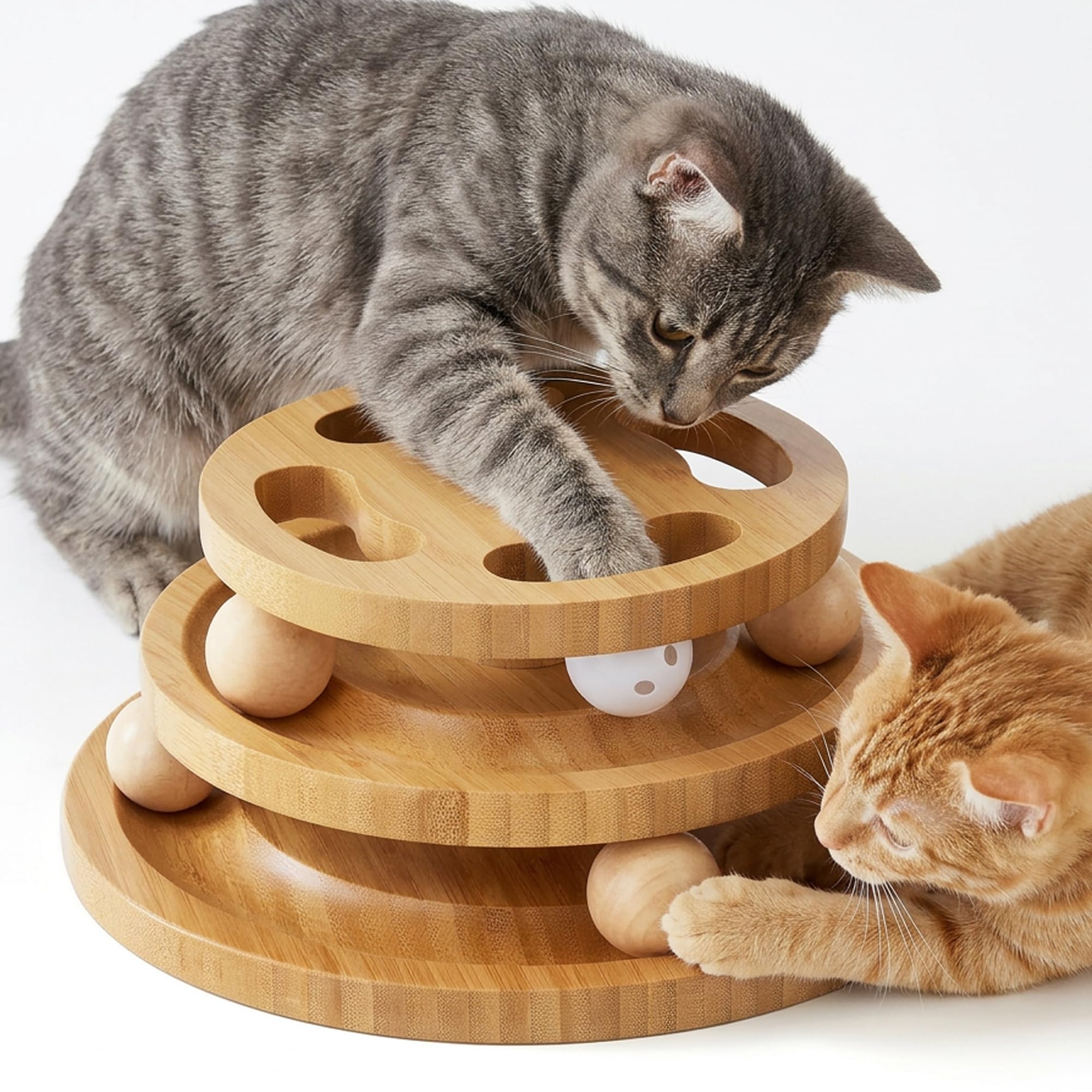ZOMISIA Cat Ball Track Toy