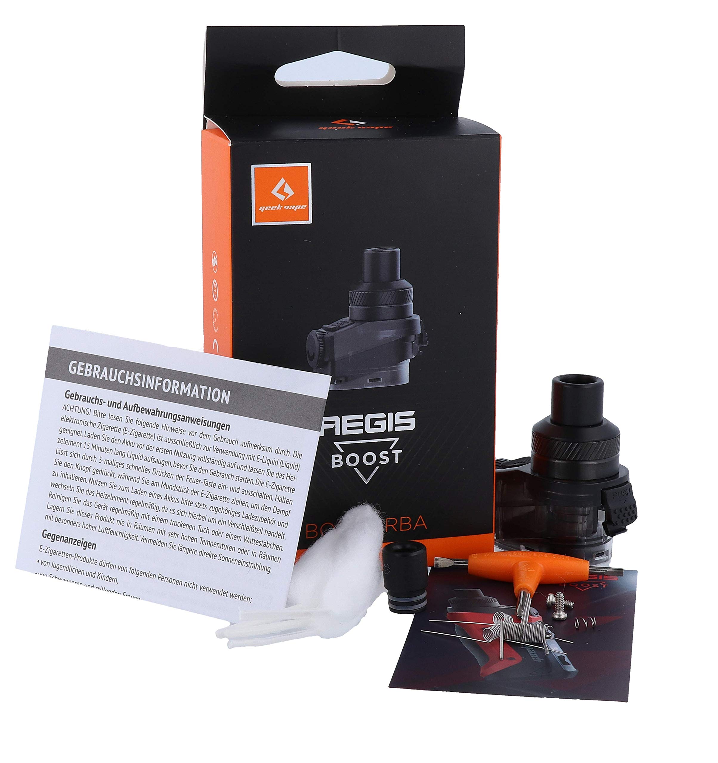 GeekVape Aegis Boost RBA Pod I Pod-System für Selbstwickler I ohne Nikotin  : Amazon.de: Elektronik & Foto
