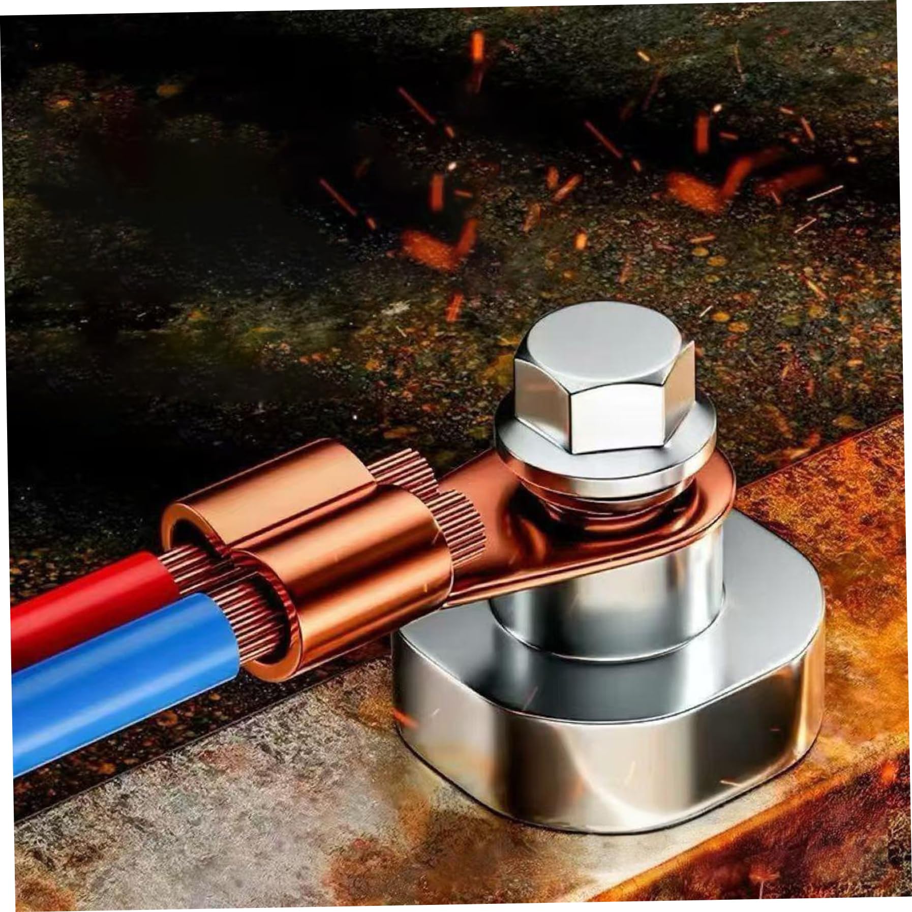 Magnete Di Massa Per Saldatura, Saldatura Con Morsetto Di Massa Magnetico, Portaelettrodo Con Morsetto A Resistenza Alla Corrosione Da 1, 37 Pollici 300A, Clip Per Cavo Saldatore Manuale Per Saldatric
