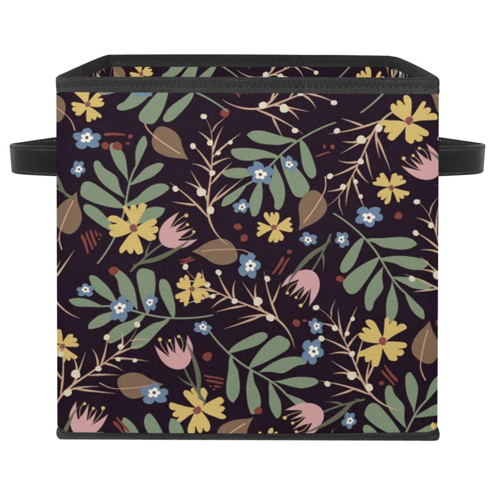 Boîte de rangement pliable cube tissu pour livre et vêtement - Panier de rangement placard maison