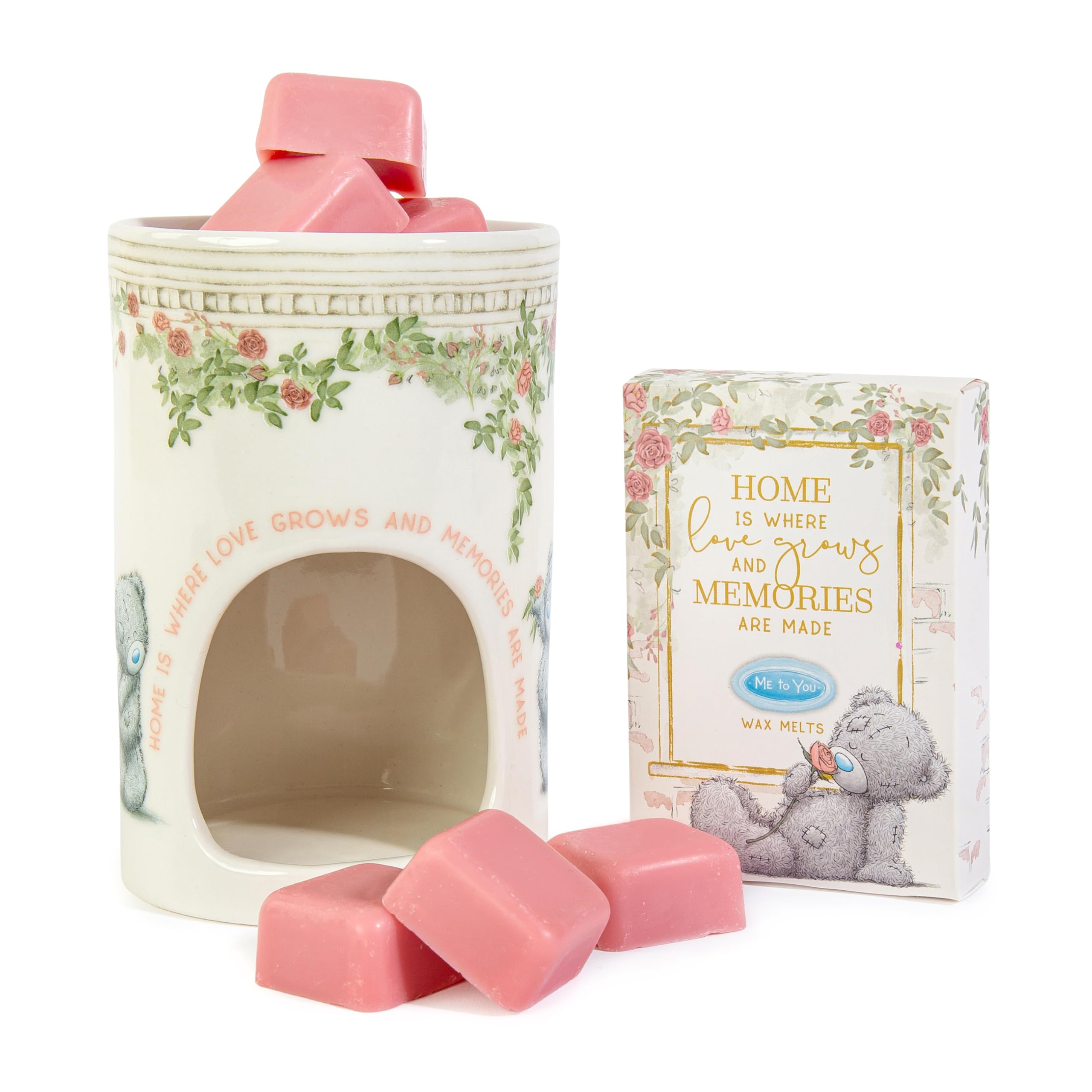 Me To You Tatty Teddy Wax Burner & Wax Melts Gift Set - Signature Collection, Pink