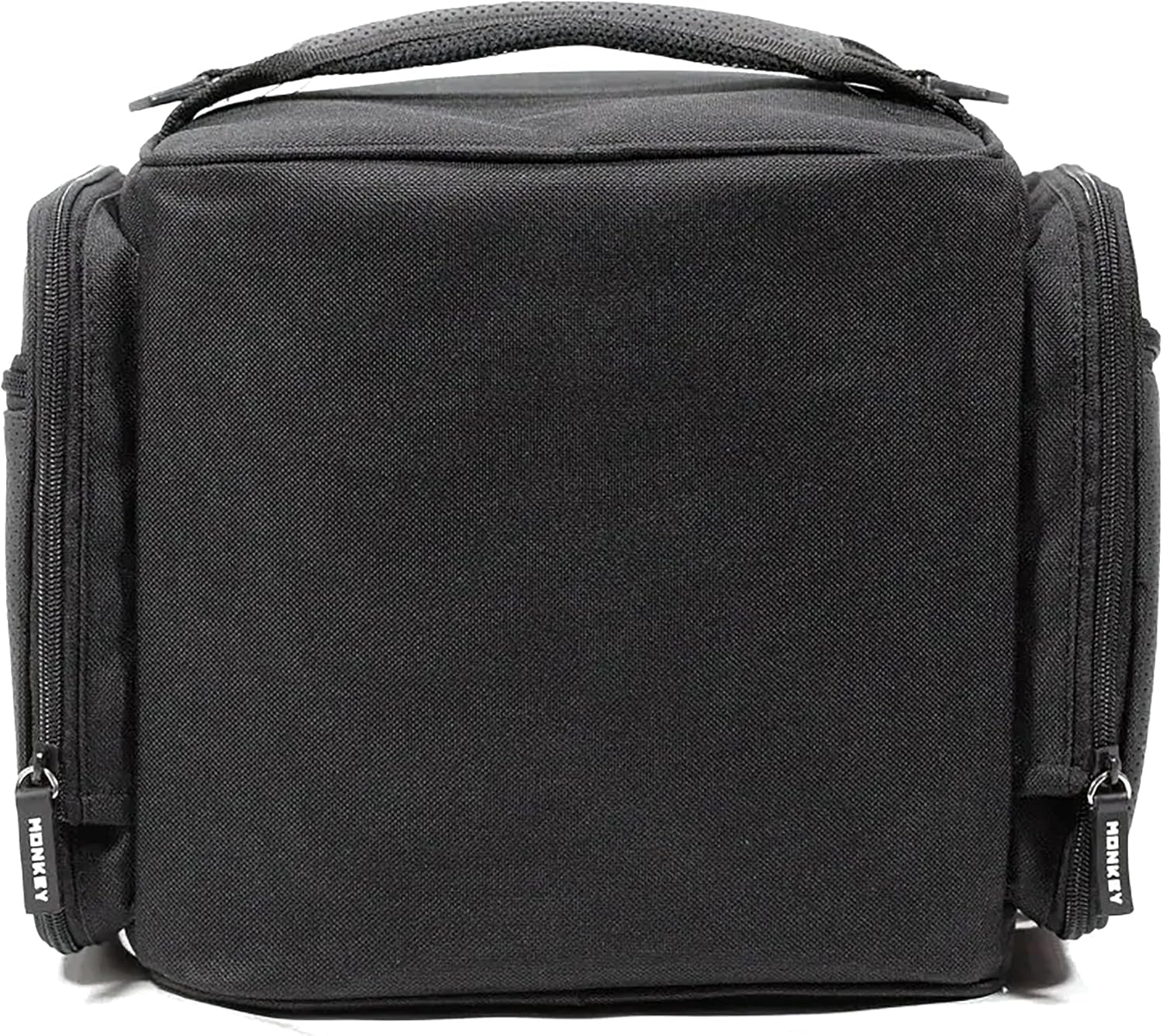 Monkey Power NEW Fitness Pack 2.0 Thermal Gym Bag for Carrying Fitness Food (Black-Classic) with Super Reinforced and Durable External Strap and Compartments