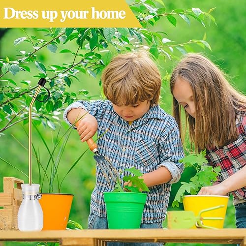 Miniatura 7 de Boao Aplicador rociador de bombilla con tubo de cobre largo dispensador de diatomeas para el hogar para suministros y control (blanco)