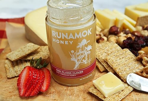 Miniatura 3 de Runamok Miel de trébol de High Plains  Miel cruda auténtica y pura  Edulcorante natural y sin gluten  9 onzas