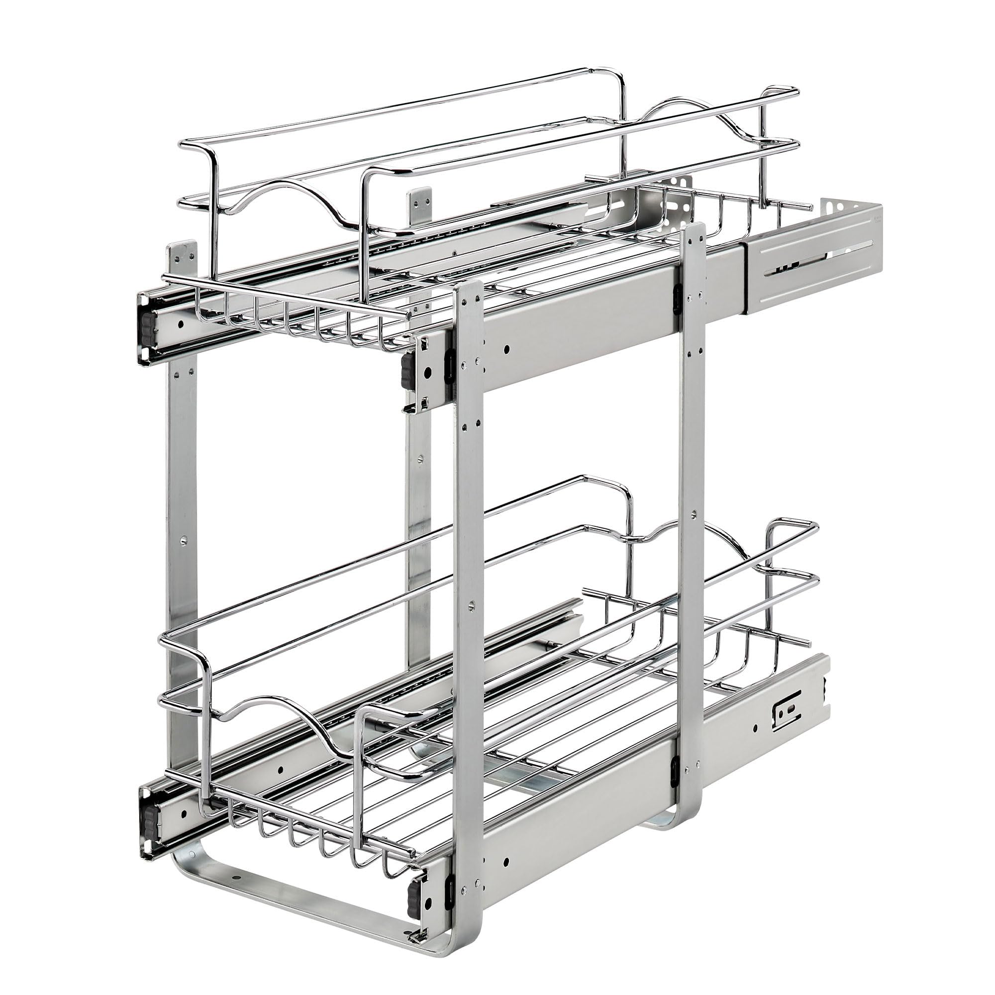 Rev-A-Shelf 2-Tier Kitchen Cabinet Pullout Shelf and Drawer Organizer