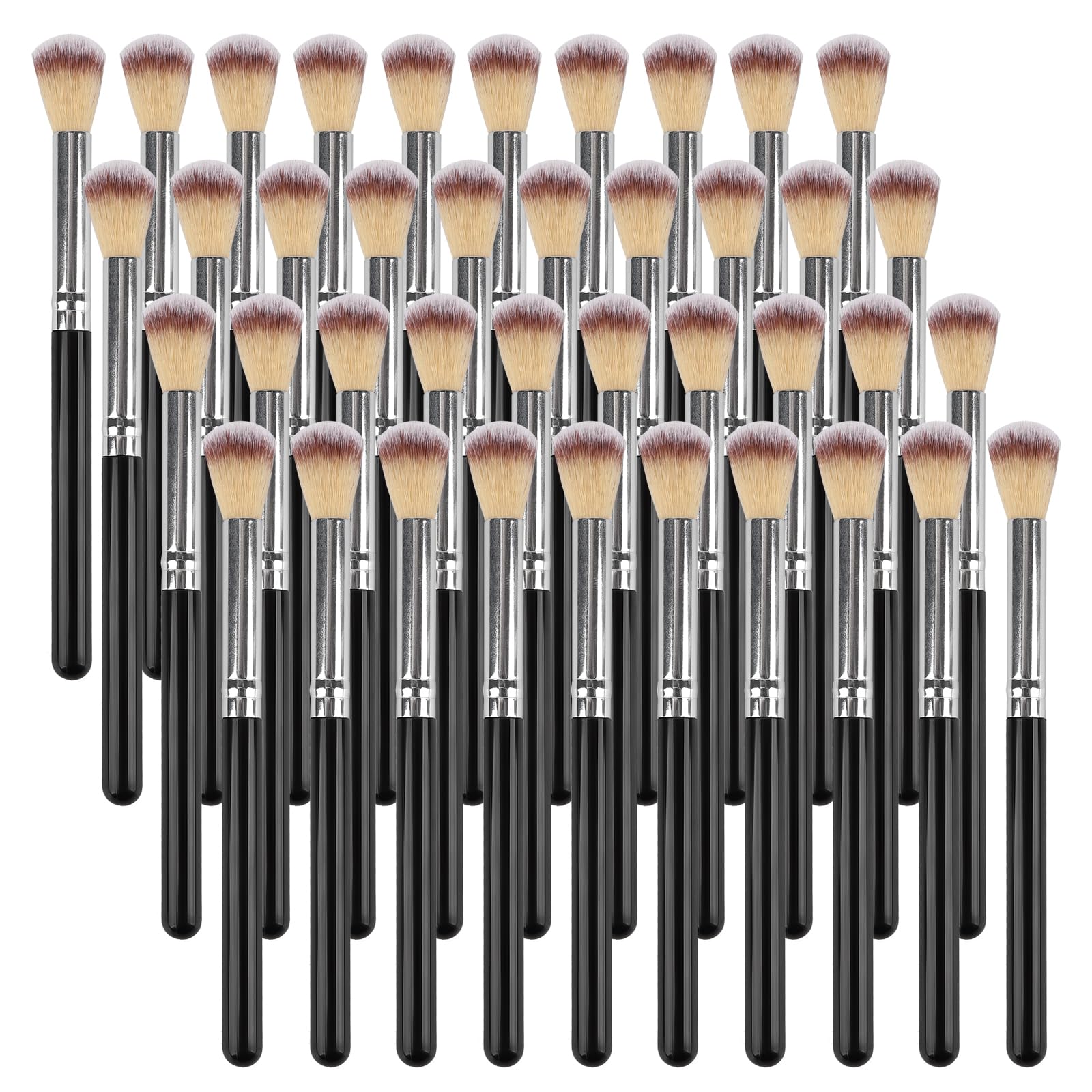 Urtlia Lash Shampoo Brushes 40Pcs Fluffy Wash Extension Cleaning Bath Makeup Eyelash Eyeshadow Brush Set