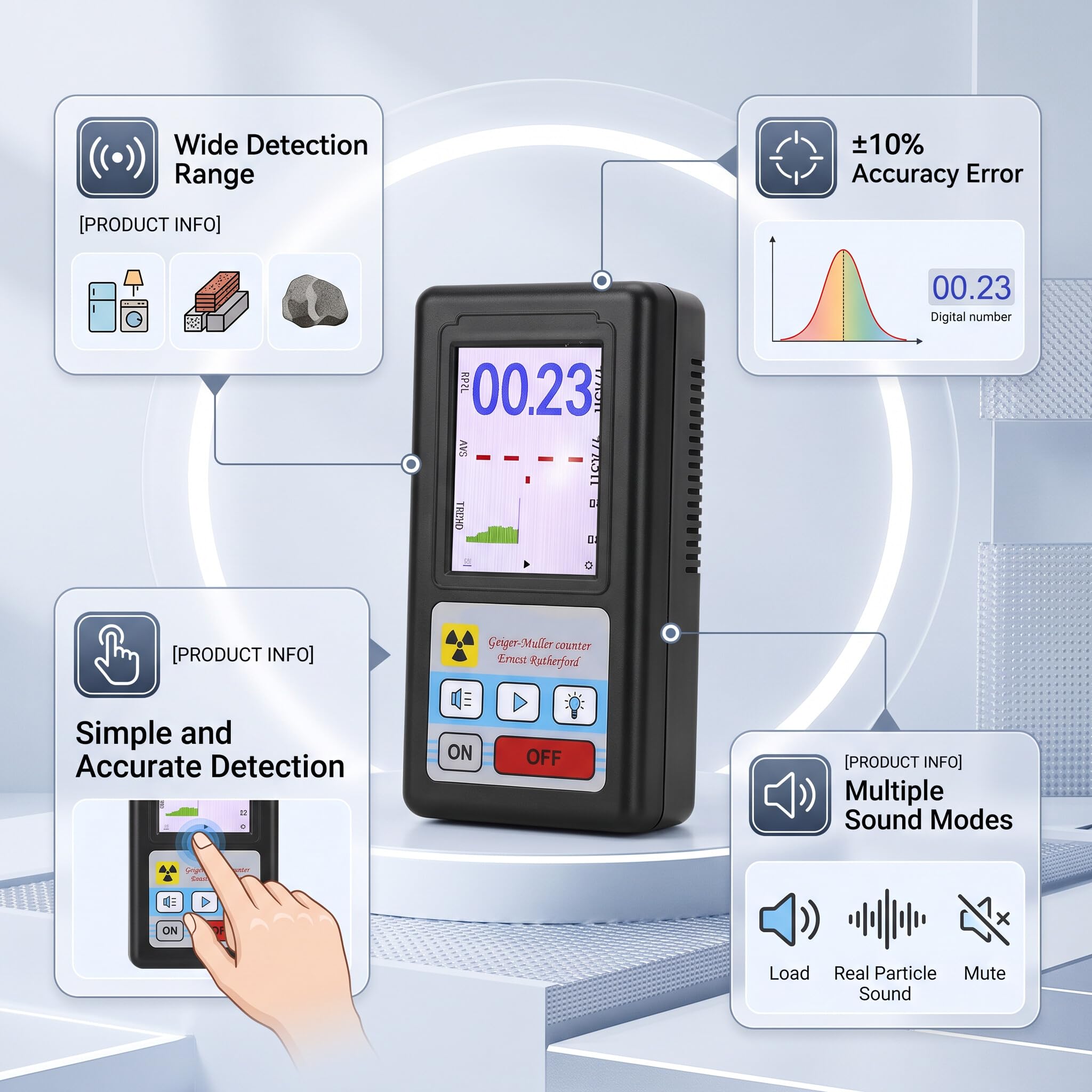 Geiger Counter - Nuclear Radiation Detector -10