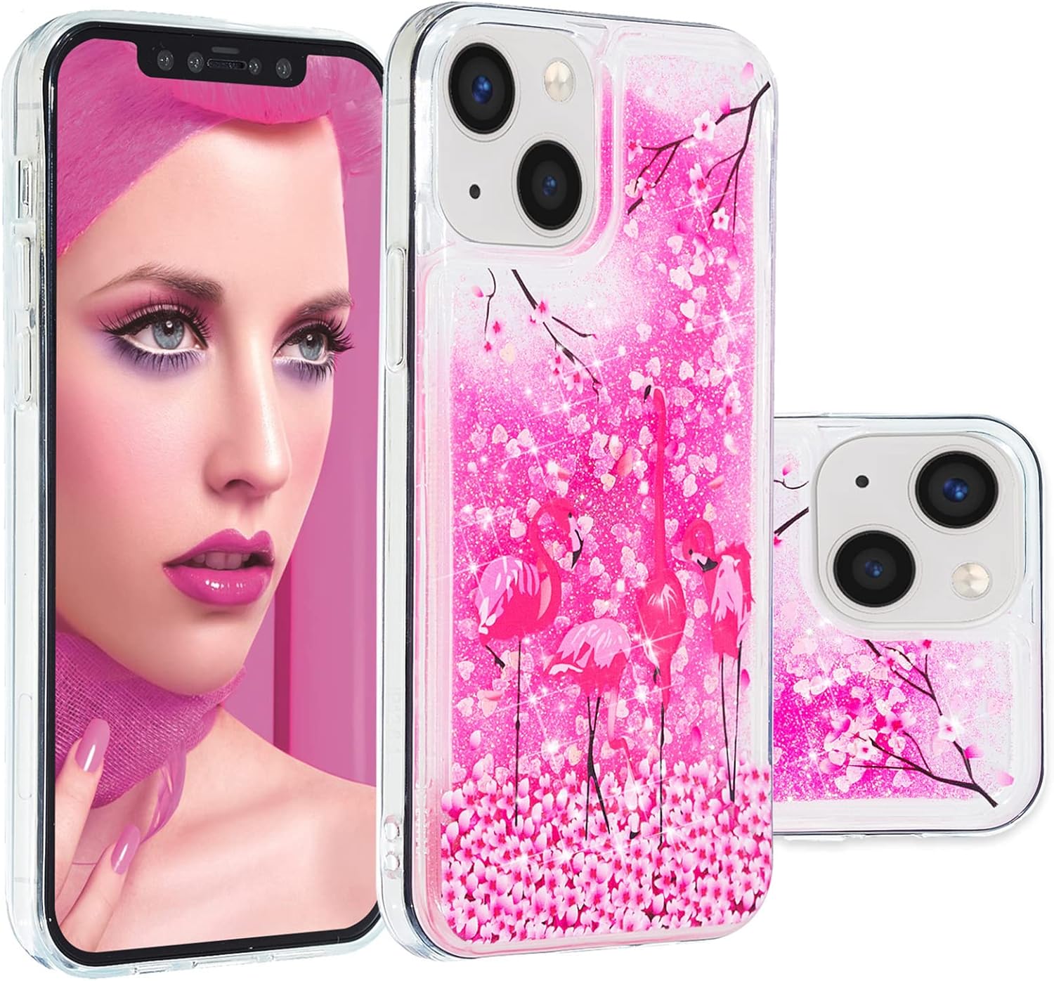 IMIRST Compatible with Apple iPhone 14 Glitter Case