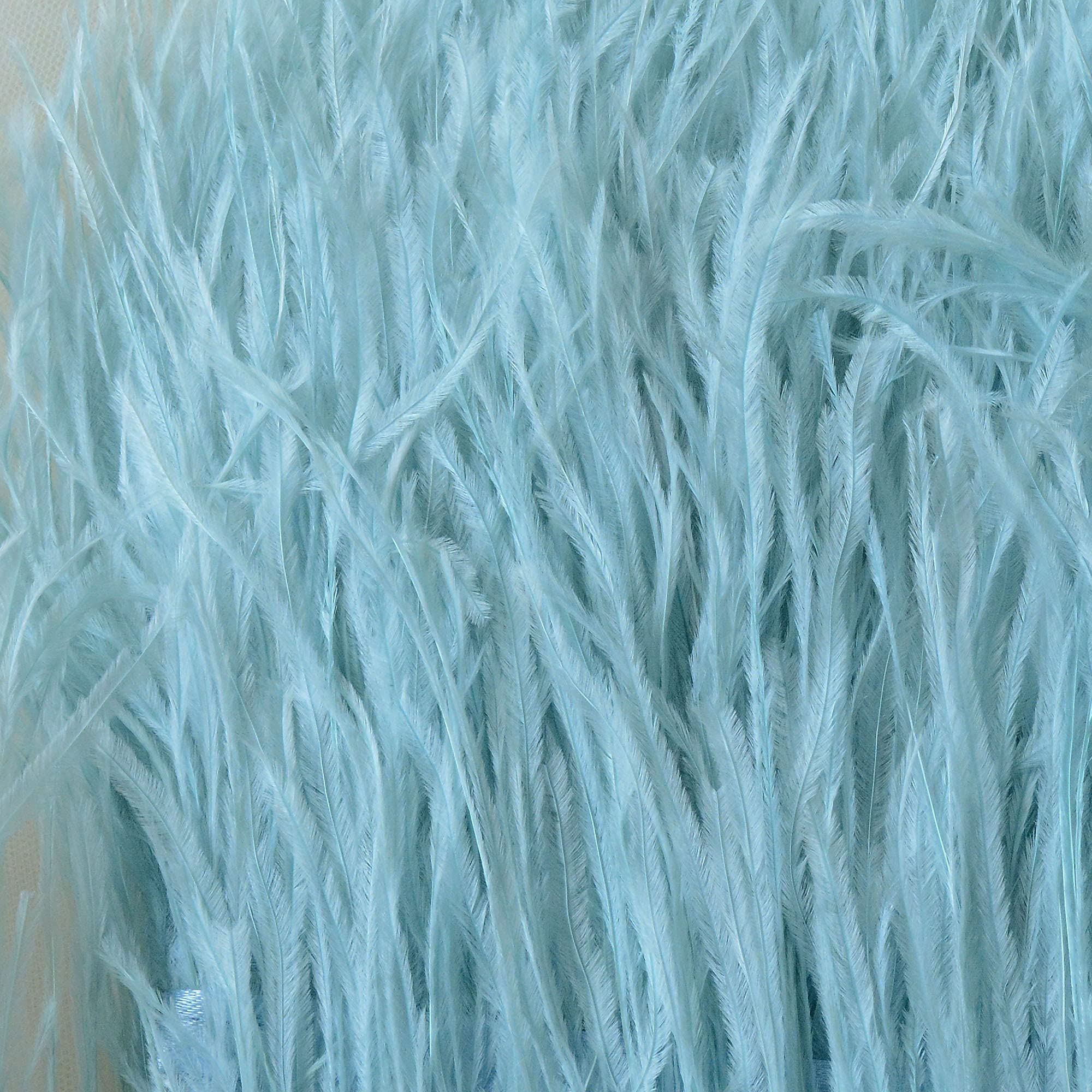 Passamaneria Piume Struzzo - 50 Cm, Altezza 15 Cm, Con Nastro Raso, Per Costumi E Decorazione - Foto 11