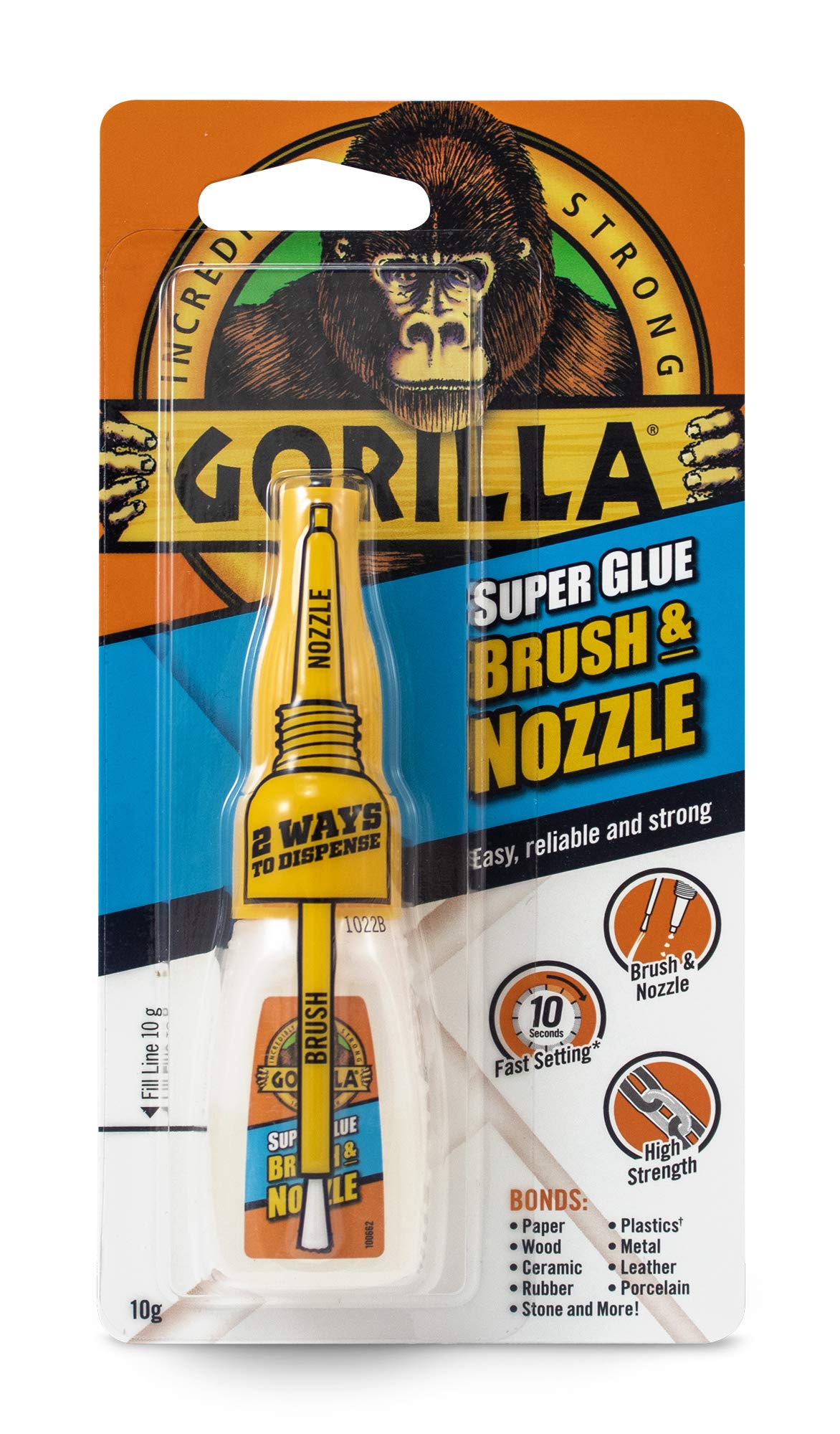 Super Glue 2-in-1 Brush & Nozzle Clear 10g