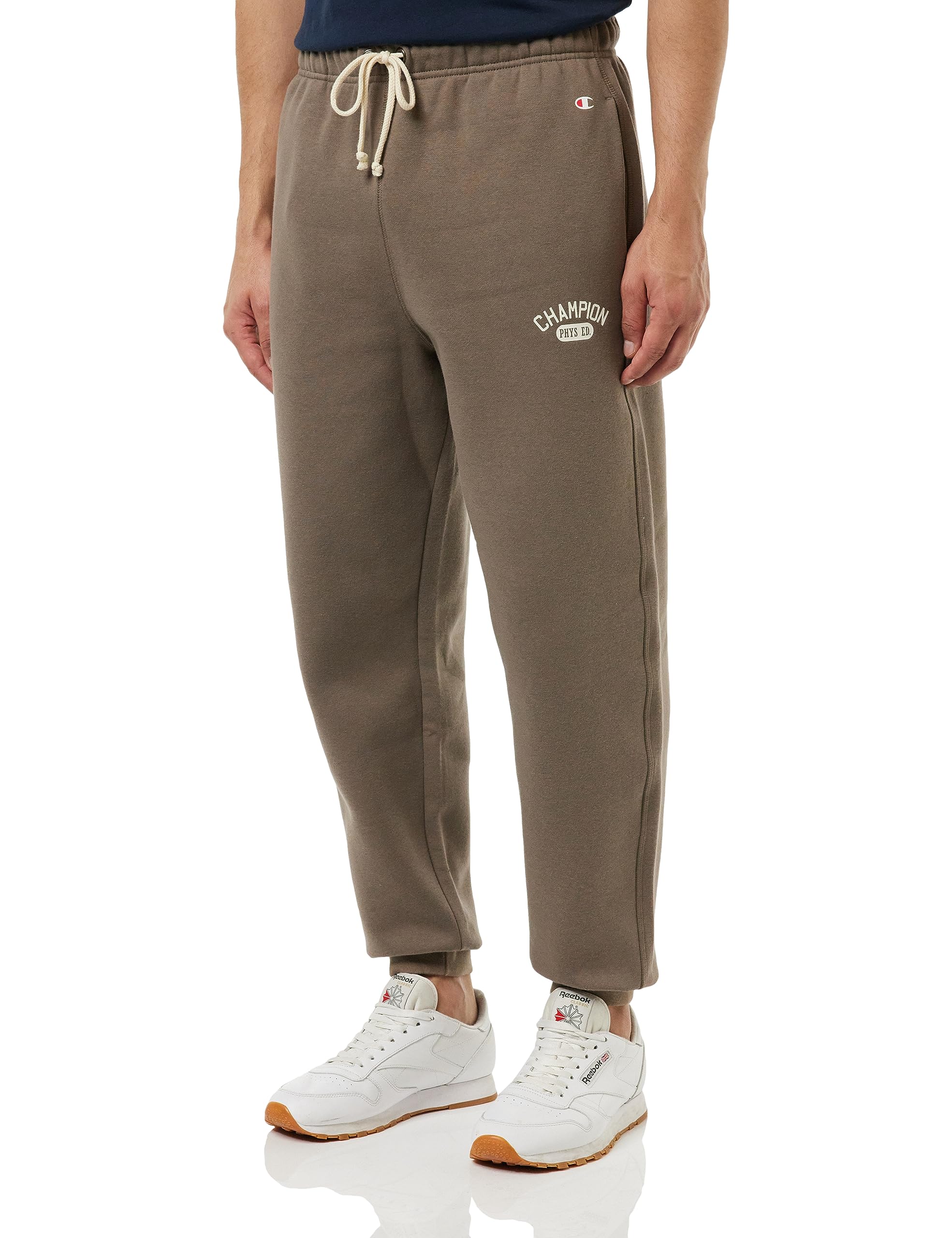 Champion Legacy Athletics-Powerblend Rib Cuff Tracksuit Pants Mens, Cioccolato, L