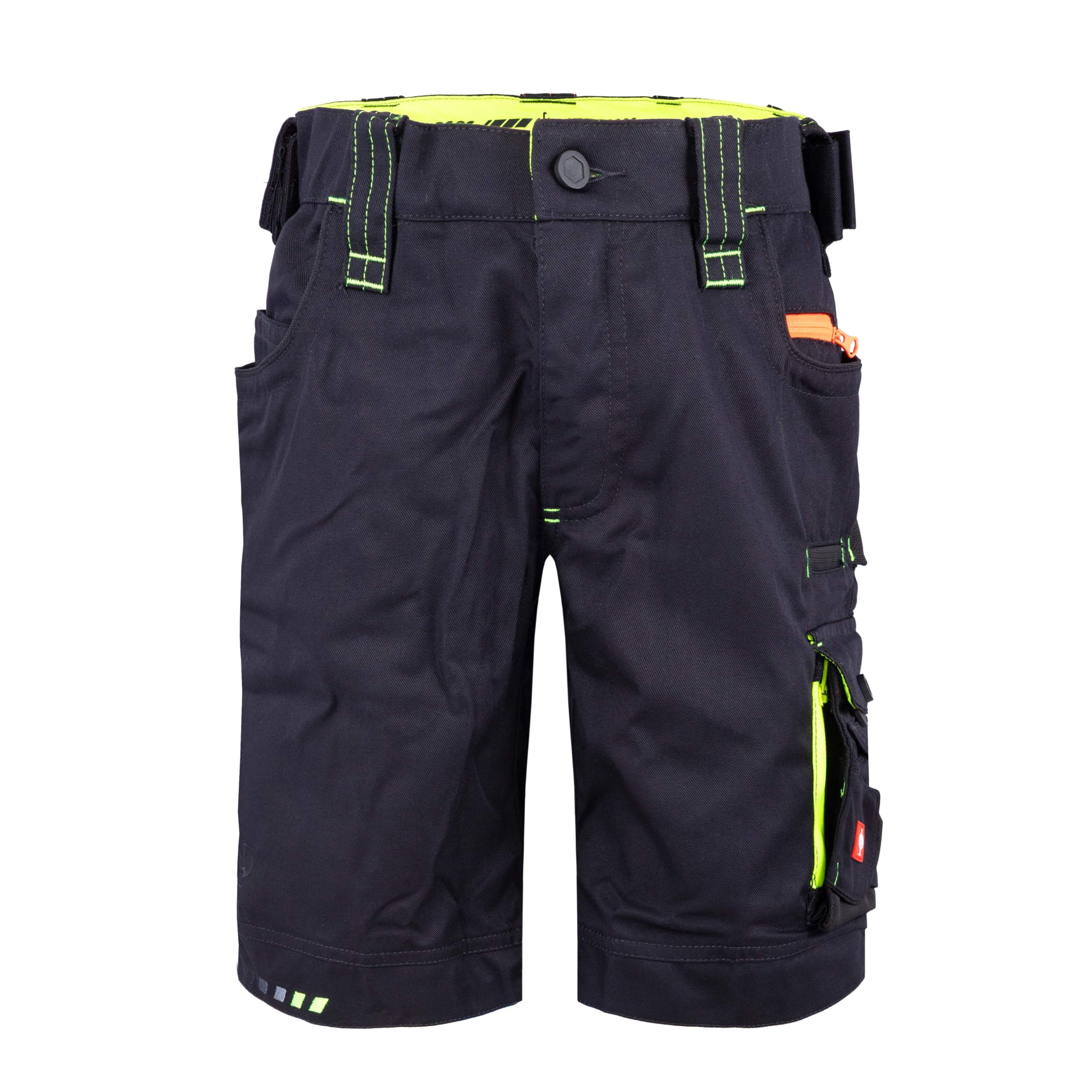Engelbert Strauss E.S. Kinder Shorts Motion 2020 Arbeitshose Workwear (schwarz/warngelb, 146/152)