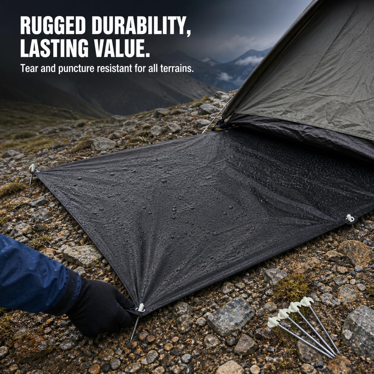 da Terra per Campeggio Impermeabile, 3.6x2.4 m