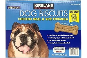 Super Premium Dog Biscuits Large Breed Dog Food 15Lb Two Flavor Variety