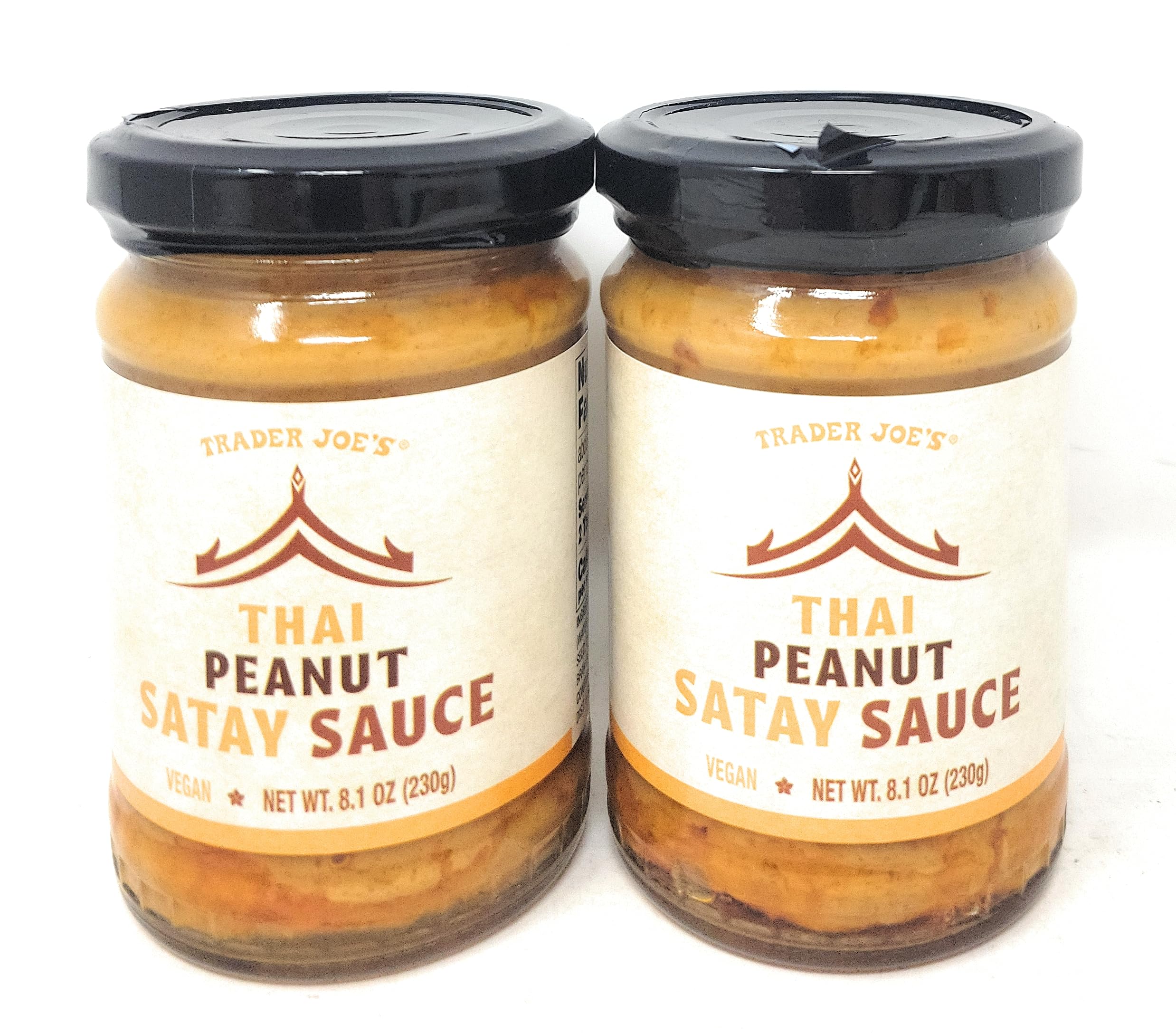 Trader Joe's Peanut Satay Sauce, 2 Bottles, 8.1 Oz Each
