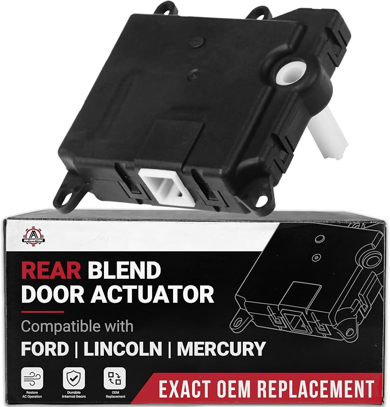 Atuador da porta de mistura do ar-condicionado traseiro AA Ignition YH-1743 com eixo cruciforme – 1 unidade