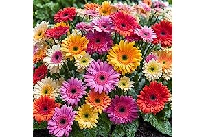 100Pcs Mixed Color Gerbera Daisy Seeds Perennial Plants Home Flower Garden Plants...