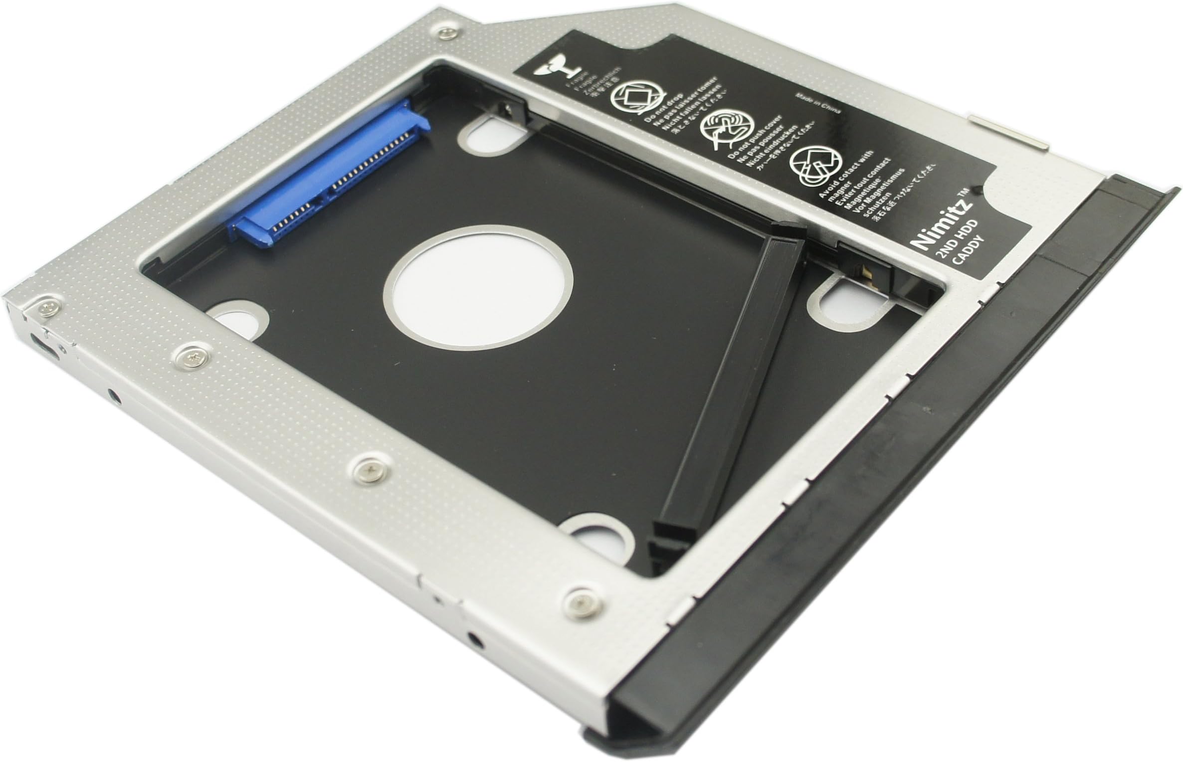 2nd HDD SSD Hard Drive Caddy Adapter for Dell E6430 E6530 E6420 E6520 E6320 E6330 Modular Bay with Ejector