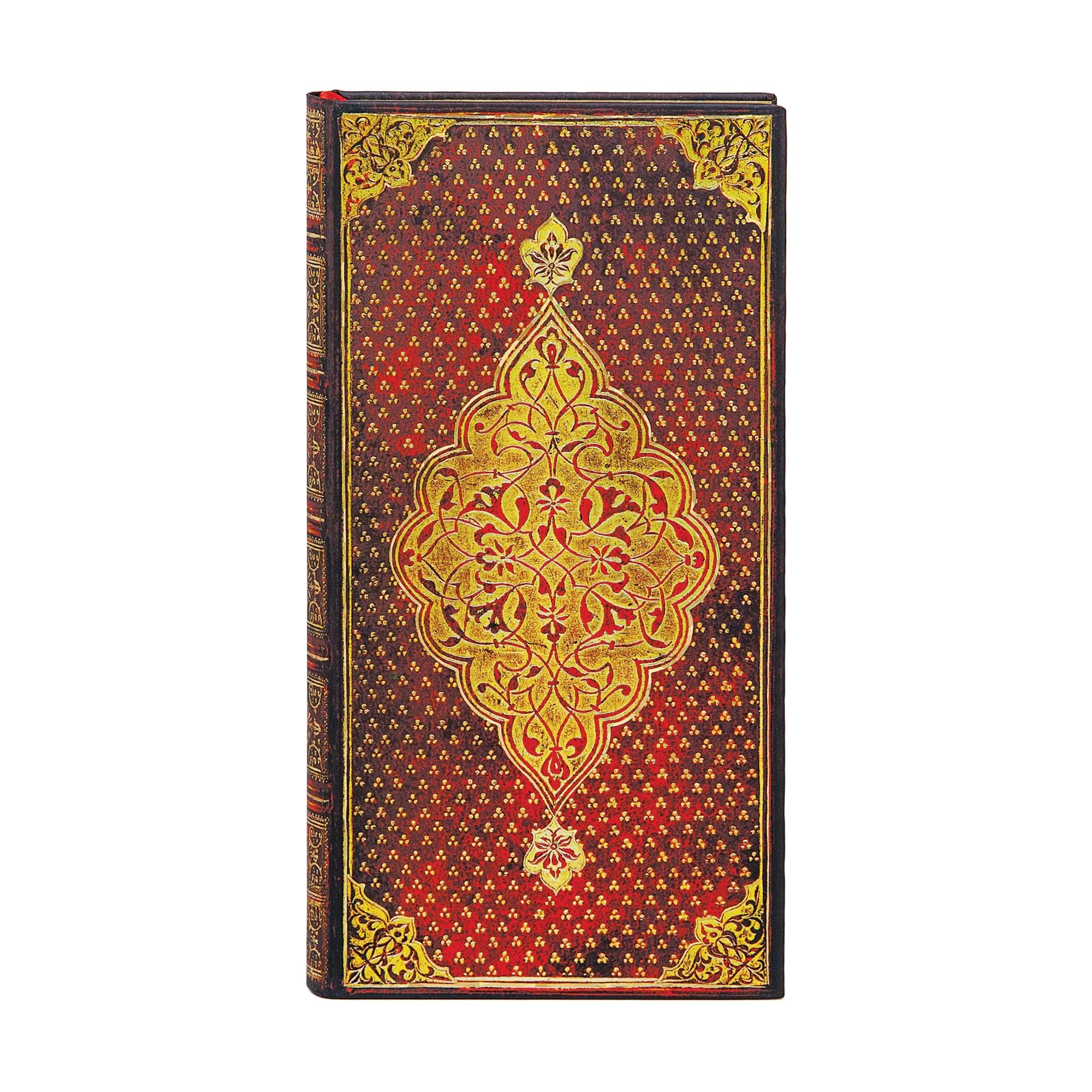 Paperblanks | Hardcover Journal | Golden Trefoil | Lined | Slim (95 × 180 mm) (Ultra Unlined)