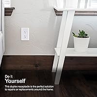 Vista 3 de Toma a tierra GE, Blanco, toma a tierra, de diseño