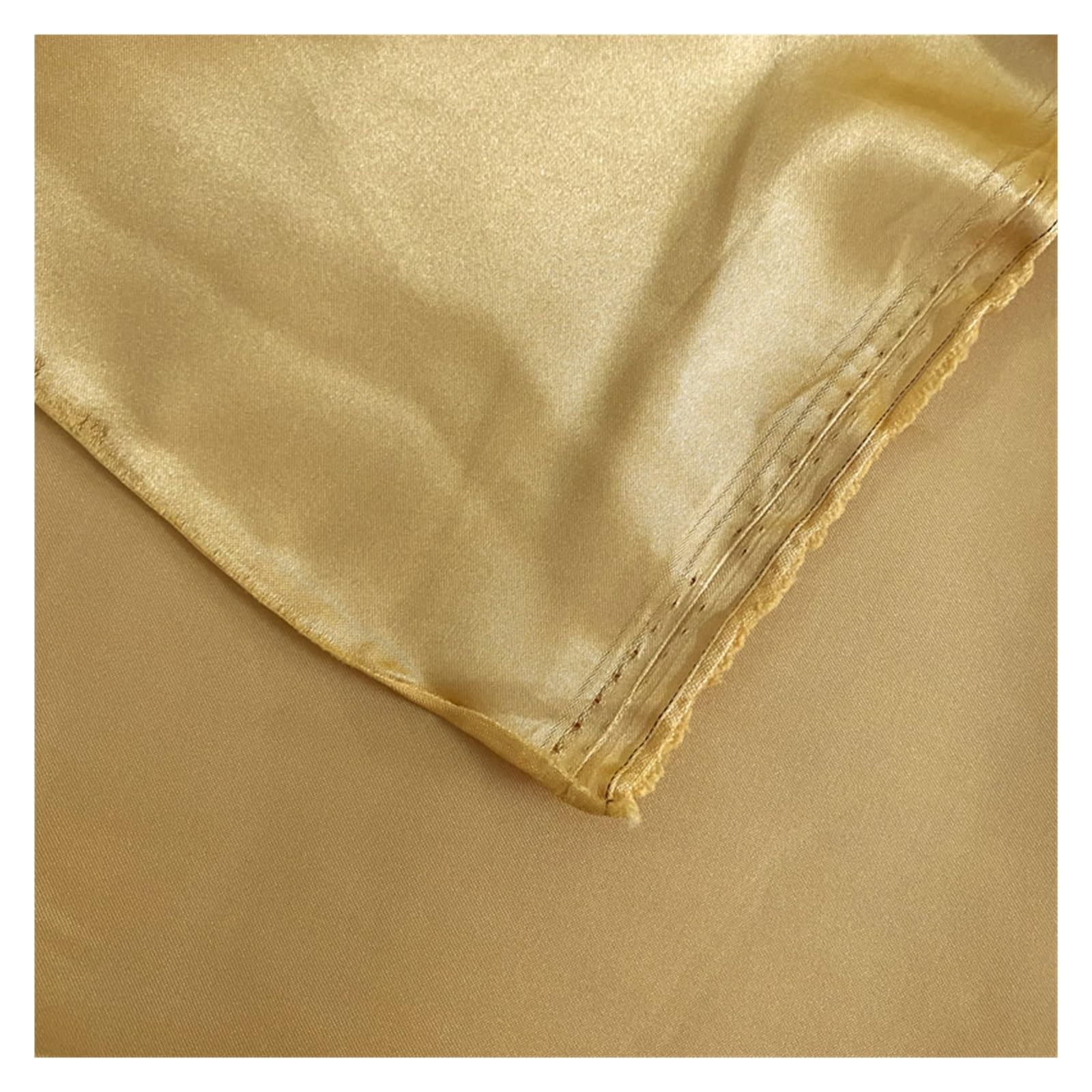 Paño brillante dorado sedoso del forro de la tela del satén del oro el 150cm el x 1-10M for coser(150cmx3.0m)