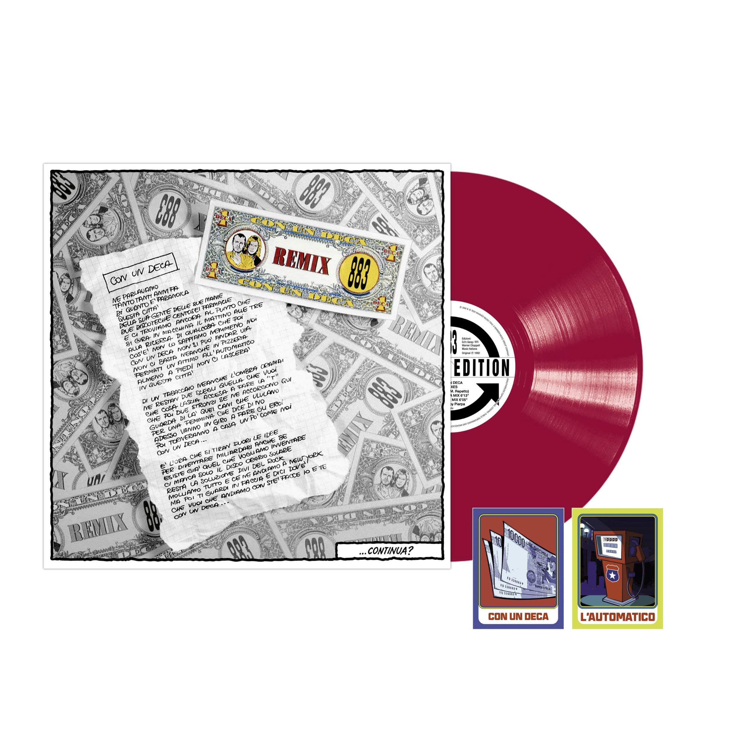 883 - Con Un Deca: Remix - Vinyl (limited numbered 180 gram claret vinyl 12"")