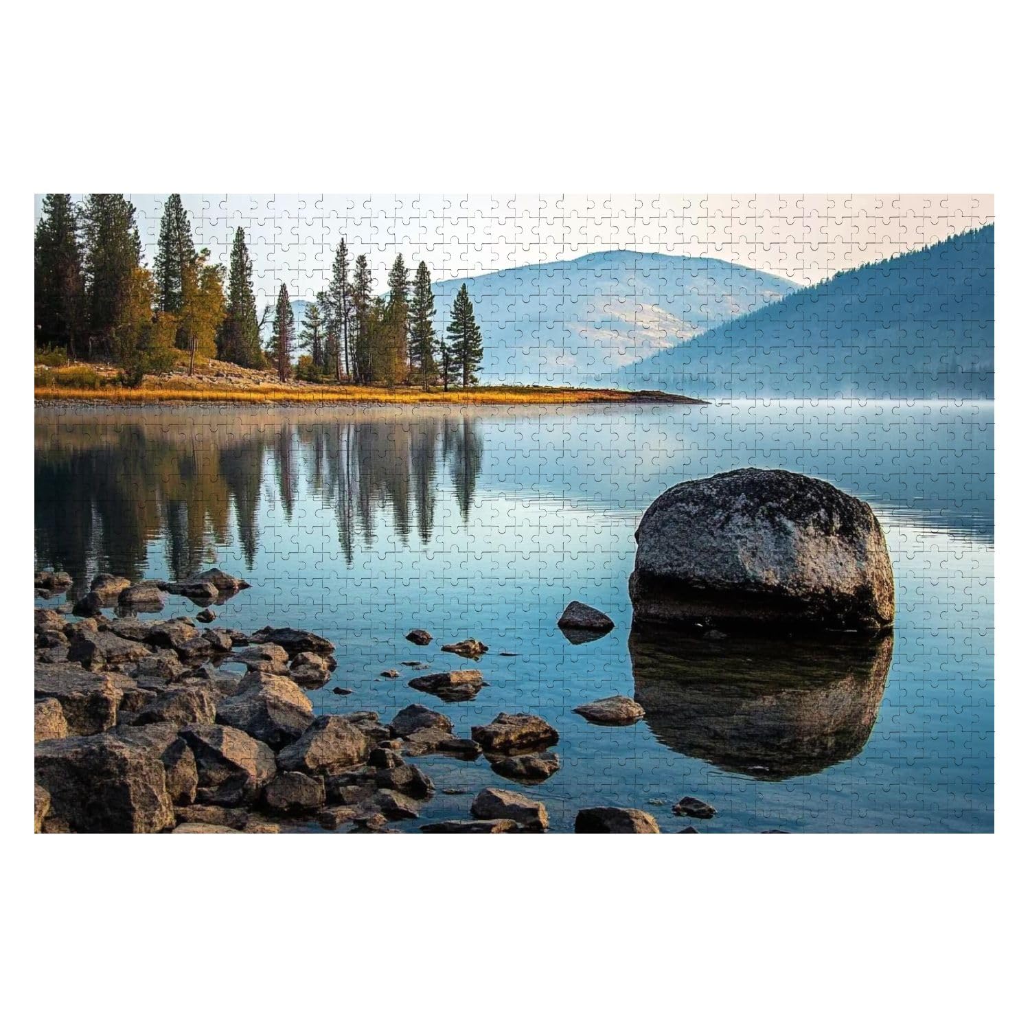 Wooden Jigsaw Puzzles for Adults 1000 Pieces Eerie Lake Wenatchee Fun and Challenging Board Puzzles Large Educational Game Kids Toys Gift Home Decor