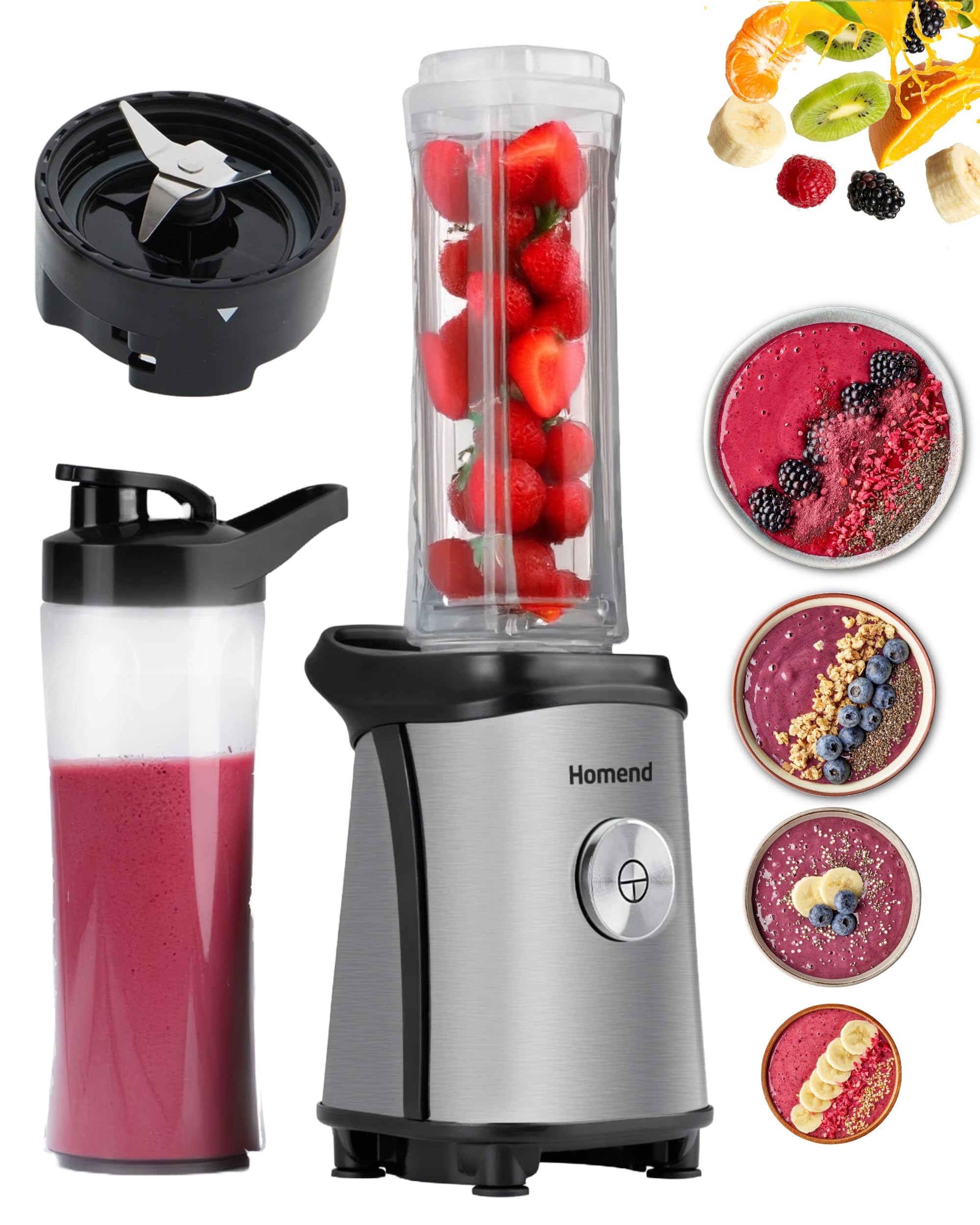OTE Portable Blender, Soothie Aker Personal Ini Blender Electric