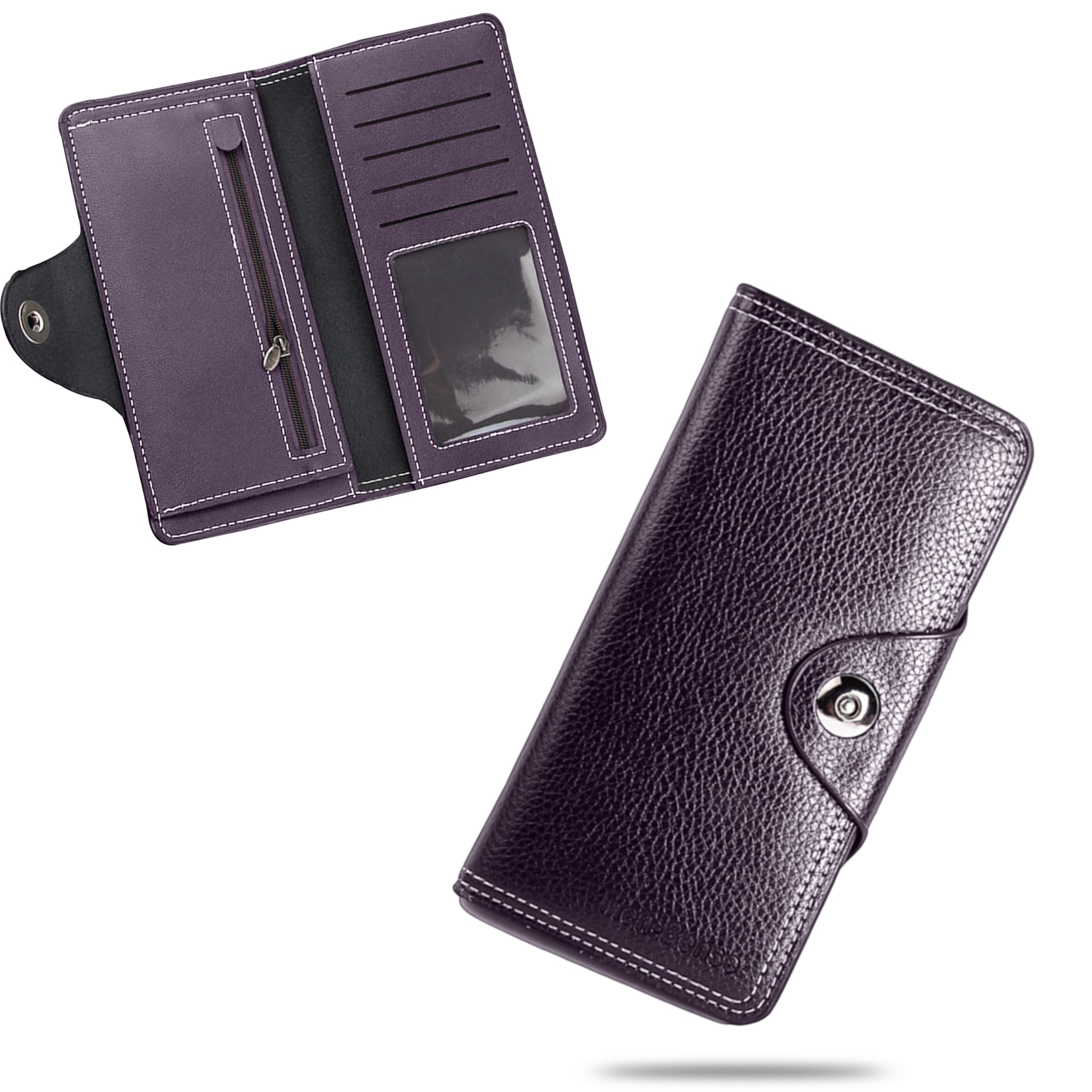 Long Wallet for Men & Women, Card Organiser, Credit Card Holder, Debit Card Holder, ATM Cardholder, Long Bi-Fold Wallet, Long Slim Wallet with Stylish Design (MFP907)-image-26