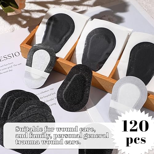 Miniatura 4 de 120 parches adhesivos para los ojos, parches para los ojos para adultos, parche desechable sin látex, vendajes adhesivos para bebés, niños y niñas