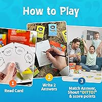 Vista 3 de Juego de inspiración Double Ditto, juego de mesa para fiesta familiar