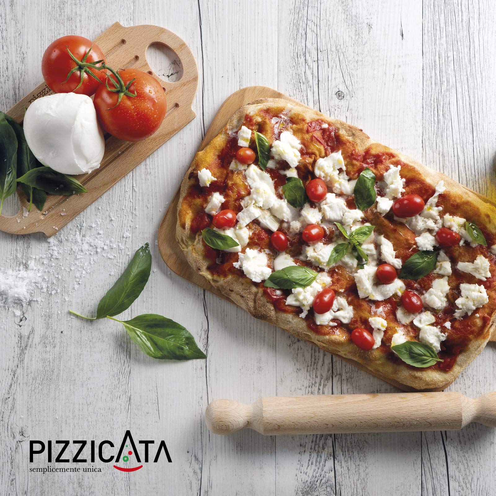 Pizza precotta - Pinsa Romana precotta - Base per pizza - Box da 24 pezzi -Basi Pizza Pizzicata - Impasto Artigianale
