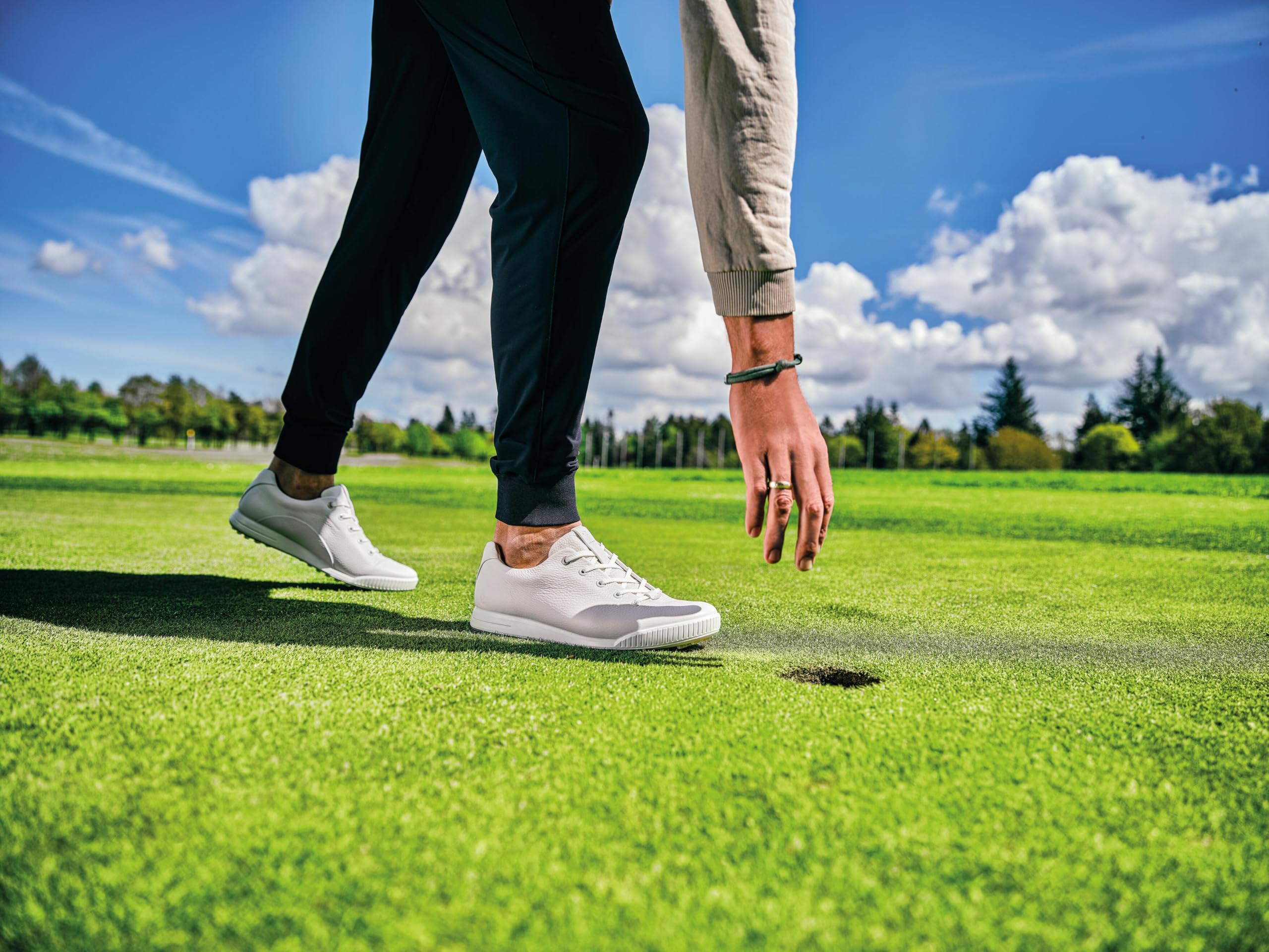 ECCO Men Street Retro Zapatos de Golf Hombre