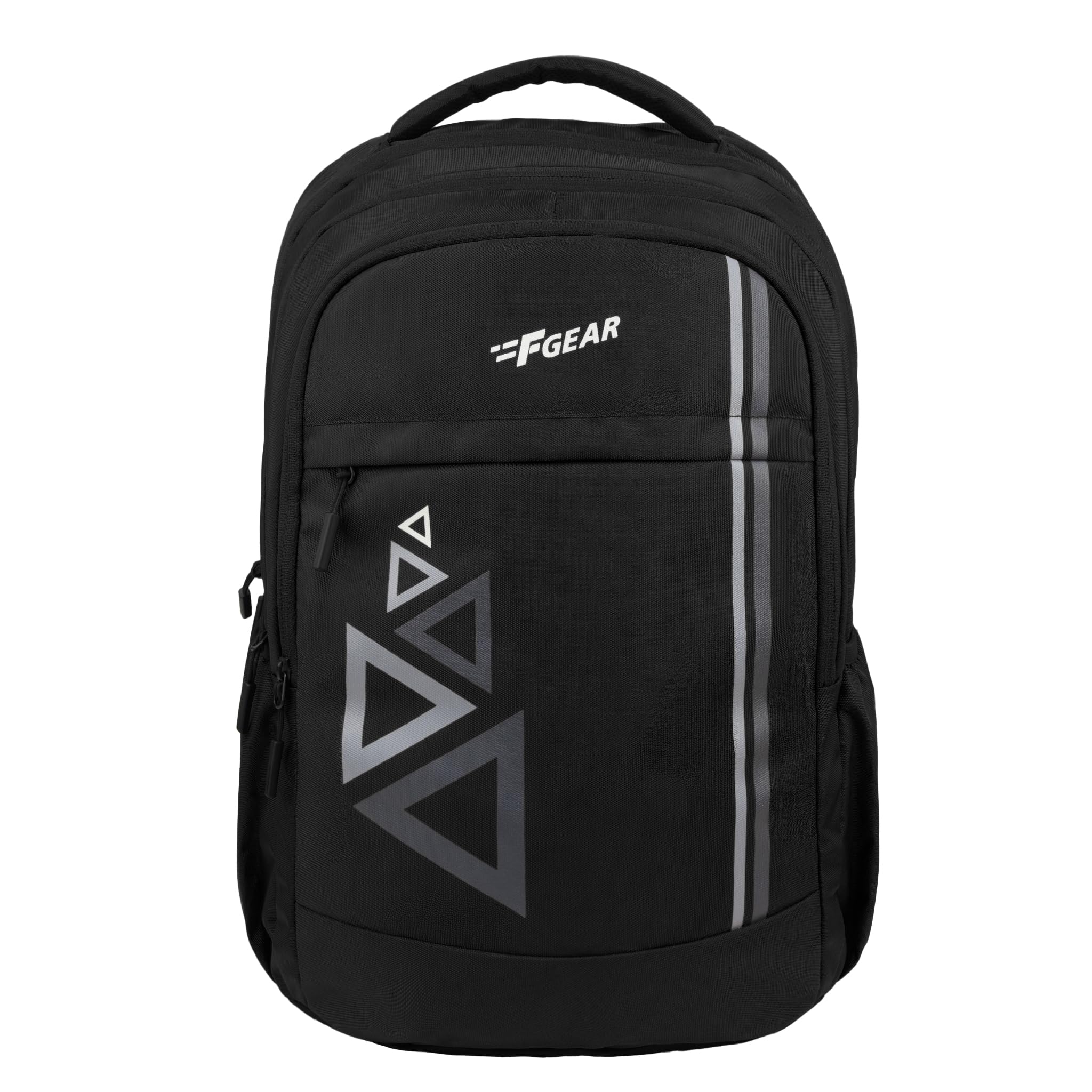 Noir Black 29L Backpack With Rain Cover/Trendy Stylish Bag/Casual daypack/Office Bag/Travel Bag/School Bag/College Bag/Versatile bag For Men & Women |For Girl & Boy Unisex-image-30
