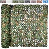Camo Netting Camouflage Netting 20x20 10x20 10x10 Bulk Roll Burlap Camo Tarp Sunshade Net for Hunting Blind Dinosaur Birthday Jungle MilitaryTheme Party Decoration Camping Shooting