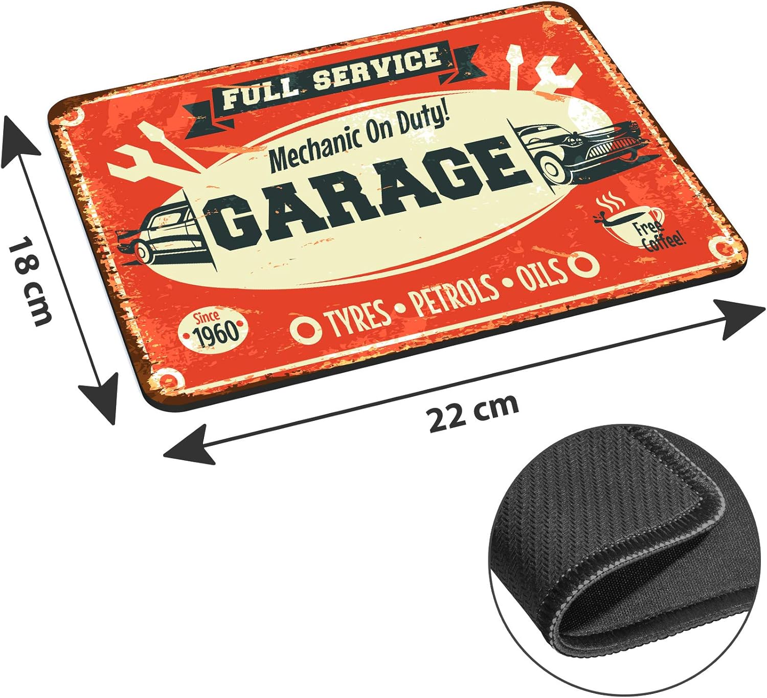 Pedea Design Tablet PC Case Garage 15,6 Zoll + Maus und Mauspad